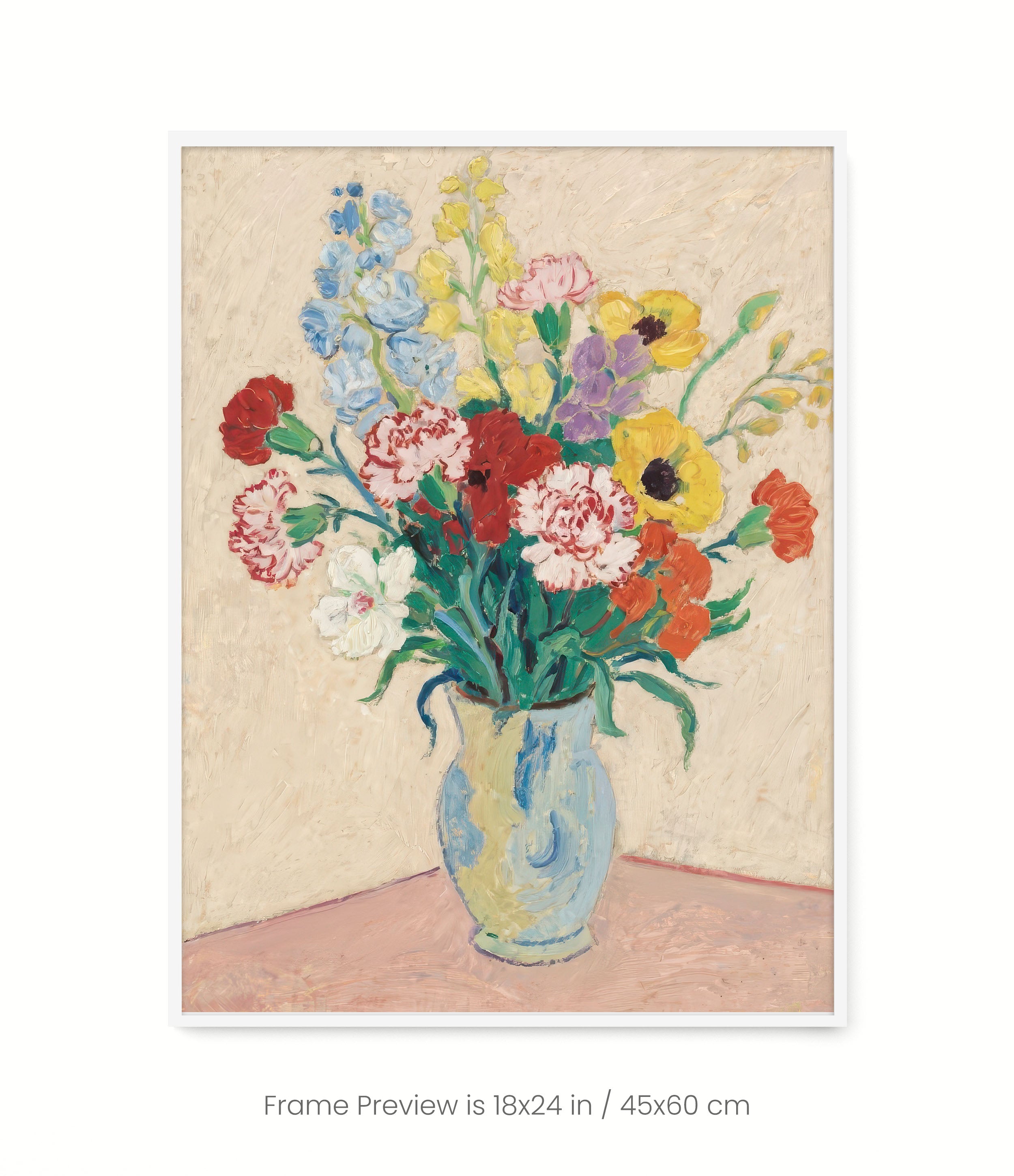 Birthday Flowers: January (Carnations)