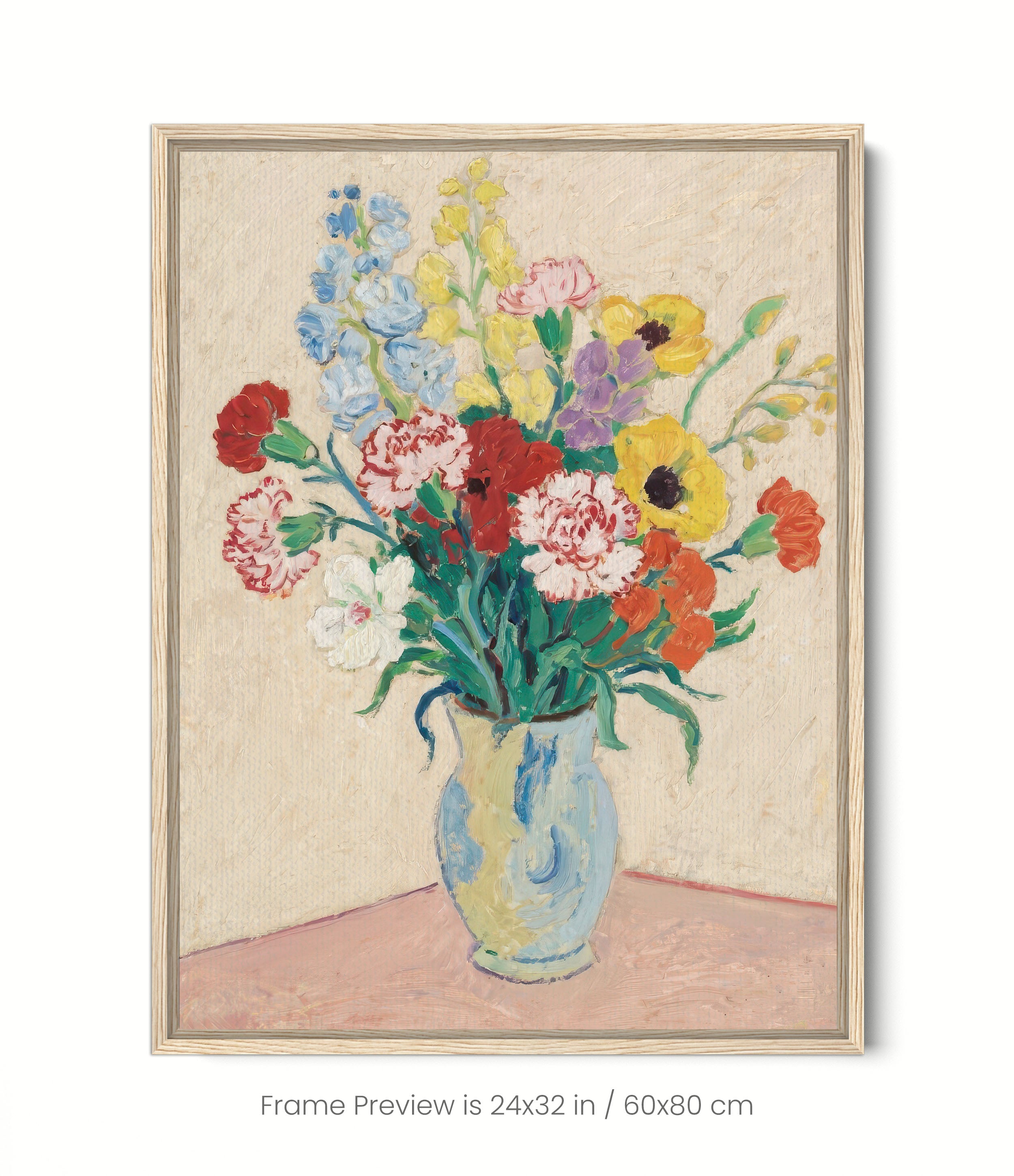 Birthday Flowers: January (Carnations)