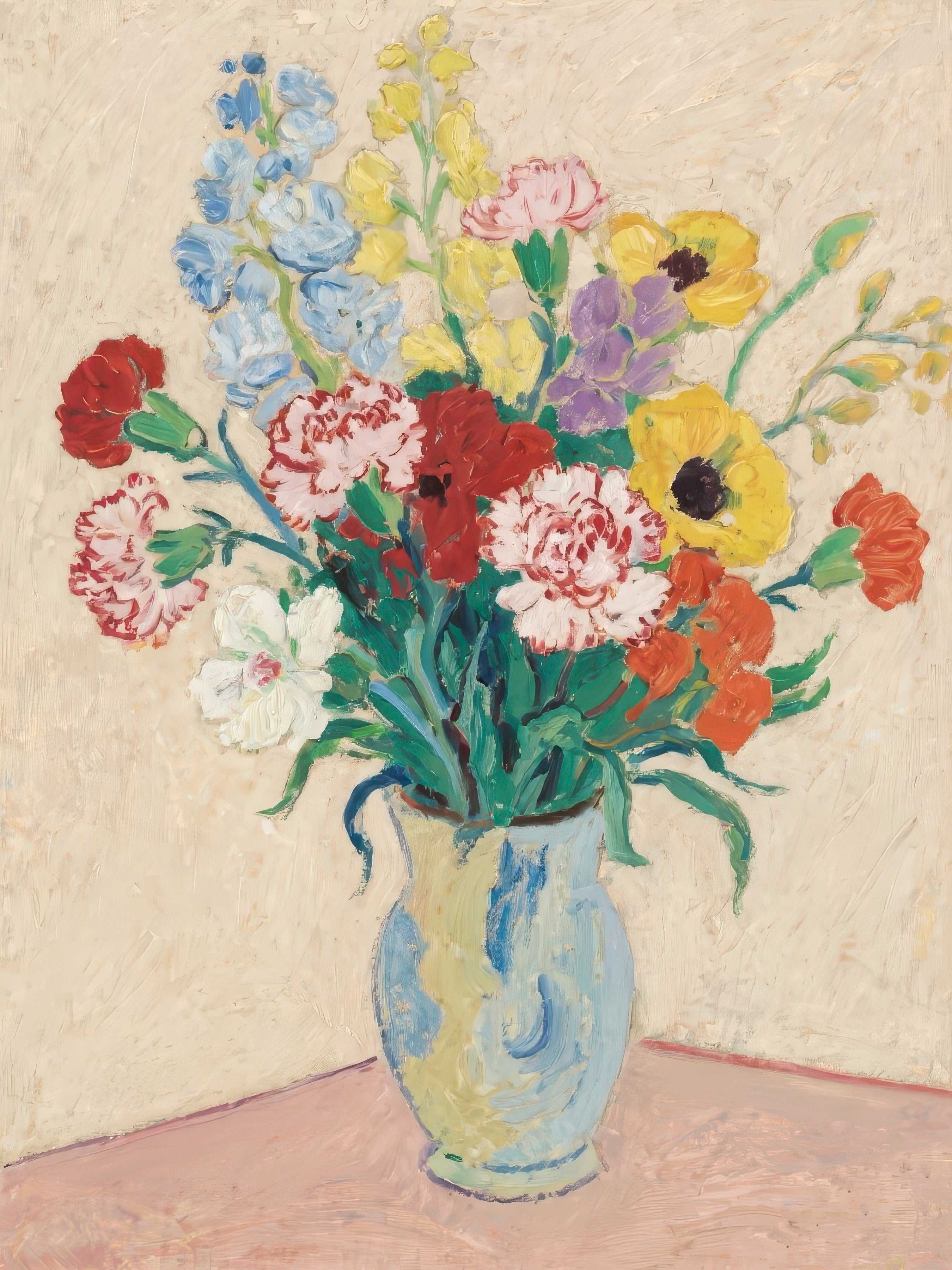 Birthday Flowers: January (Carnations)