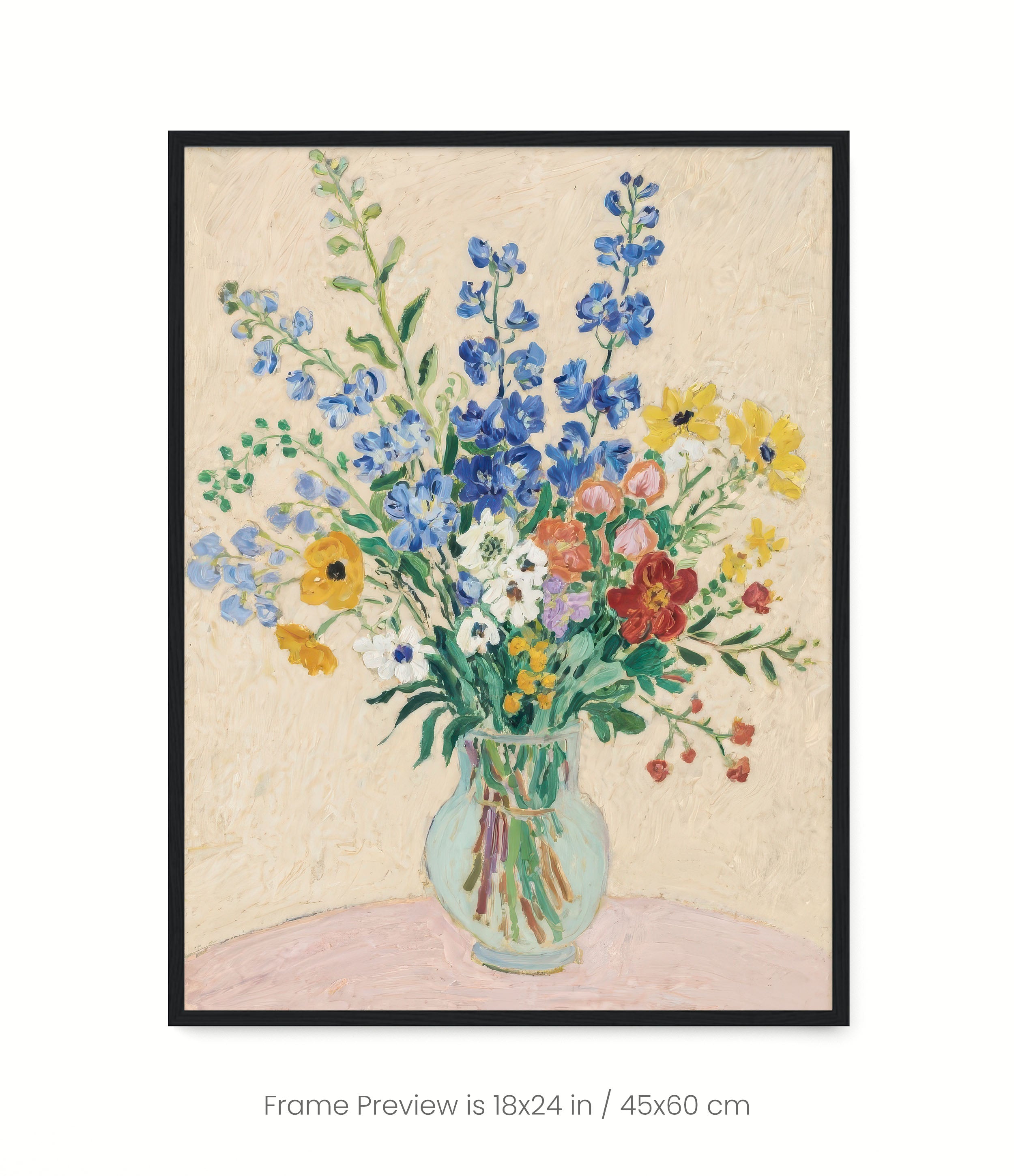 Birthday Flowers: July (Larkspur)