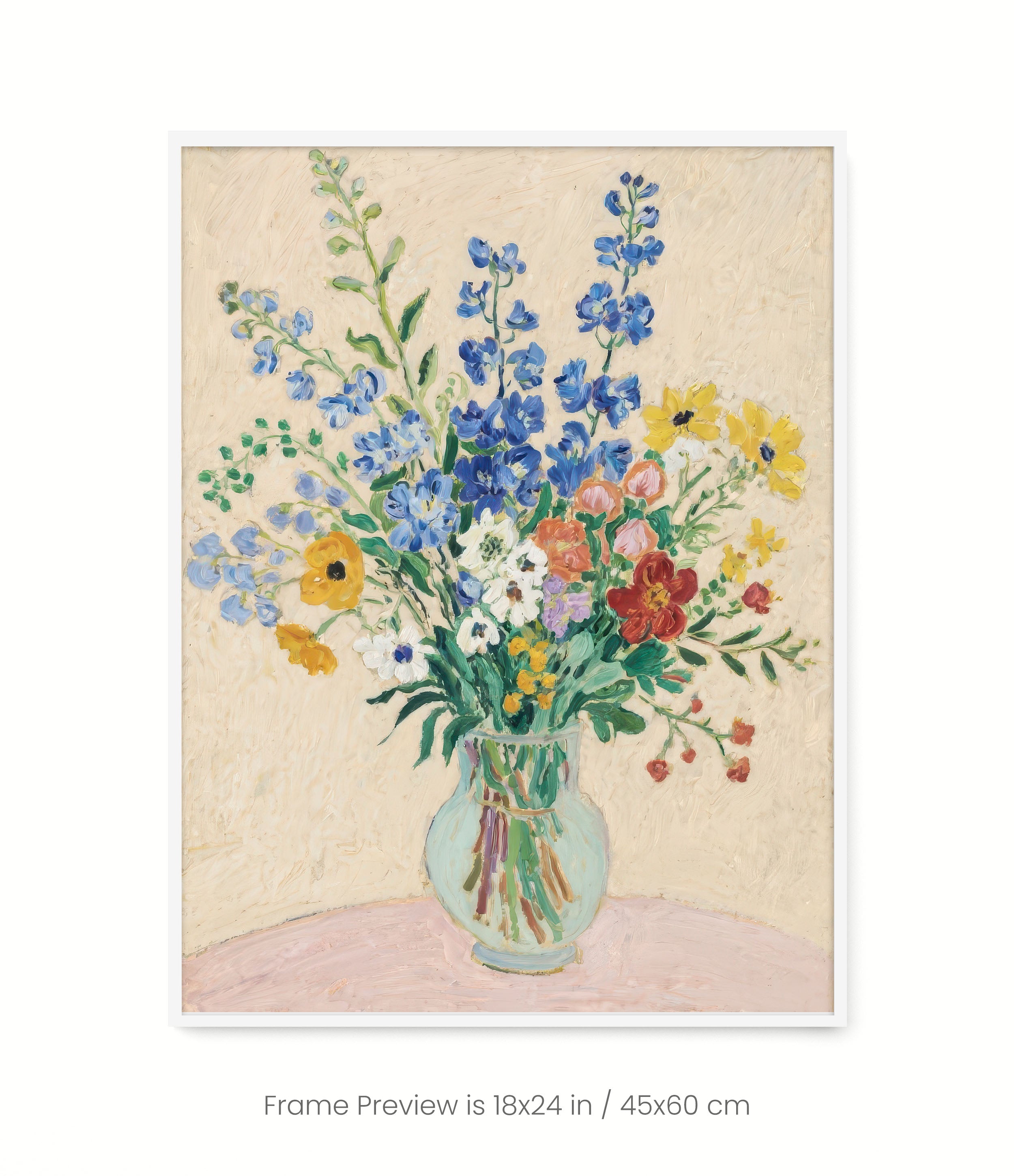 Birthday Flowers: July (Larkspur)