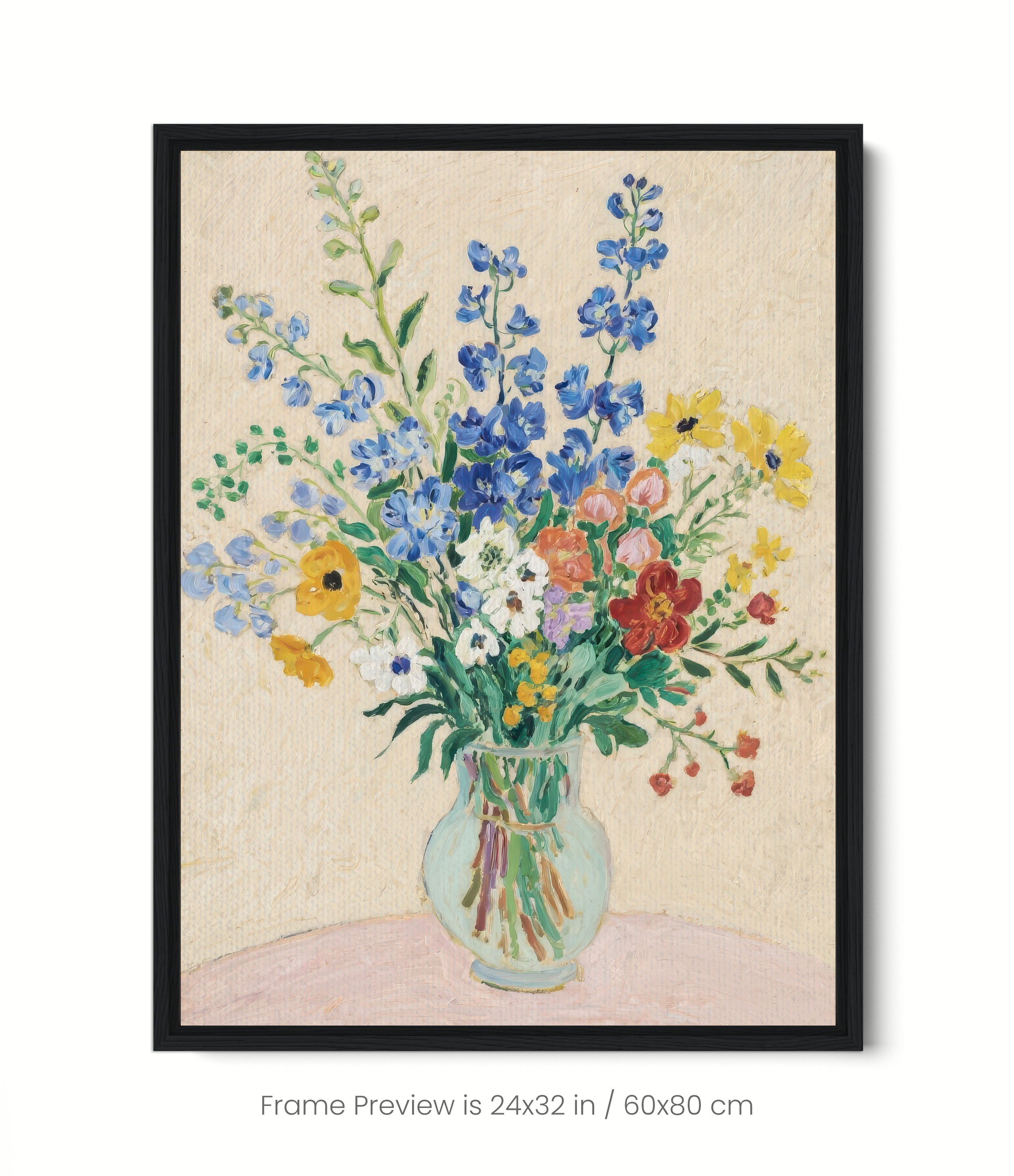 Birthday Flowers: July (Larkspur)