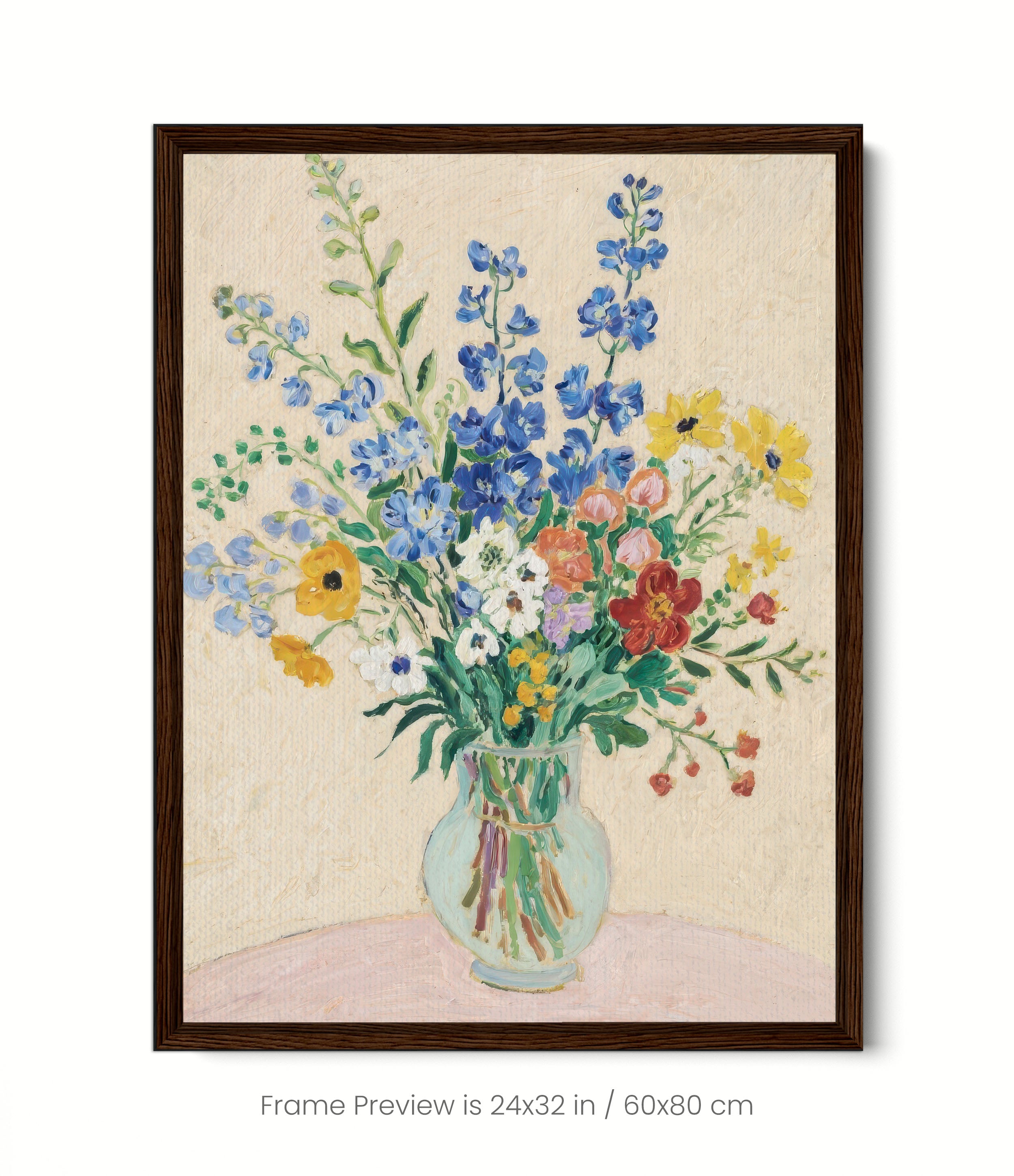 Birthday Flowers: July (Larkspur)