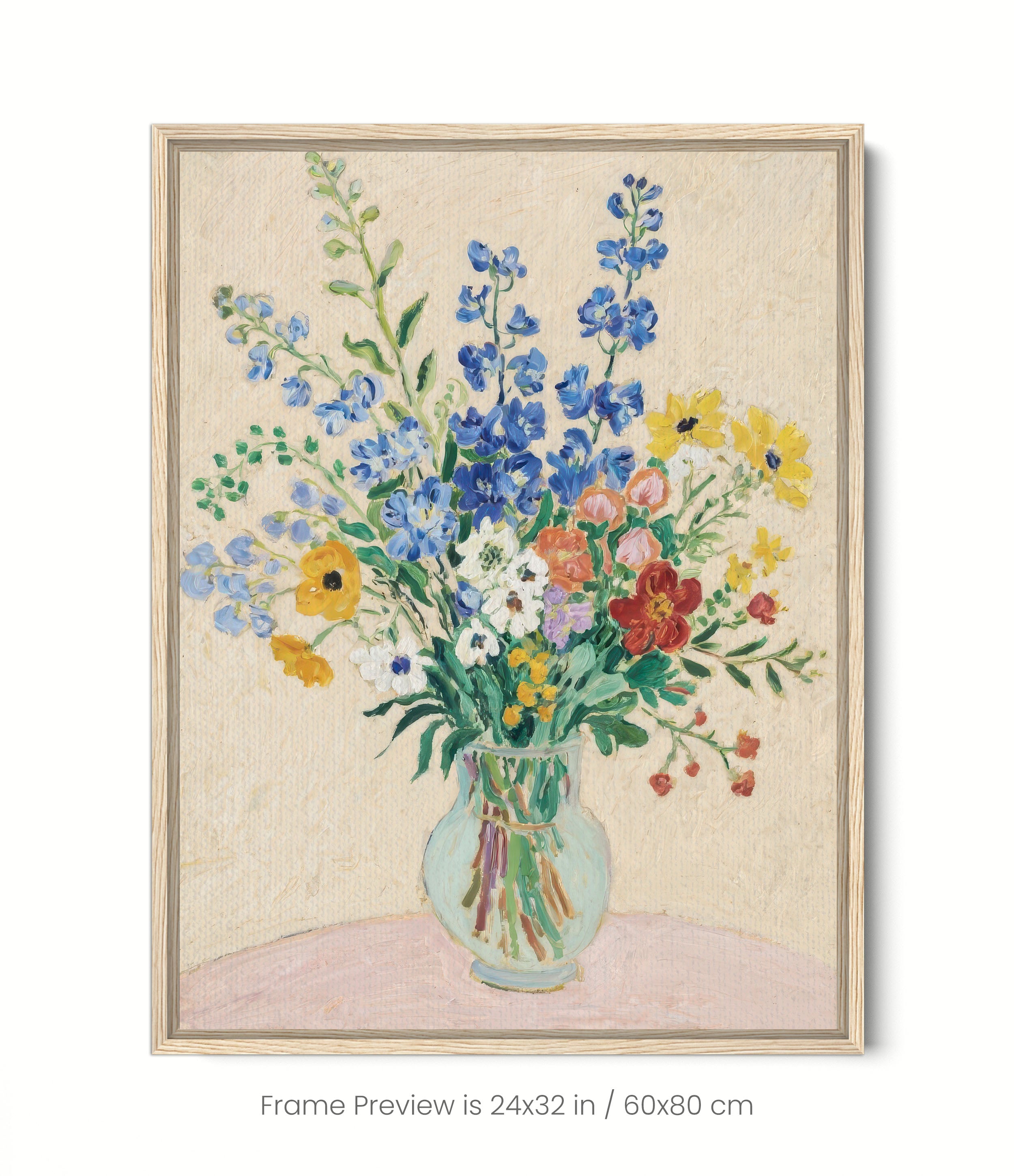 Birthday Flowers: July (Larkspur)