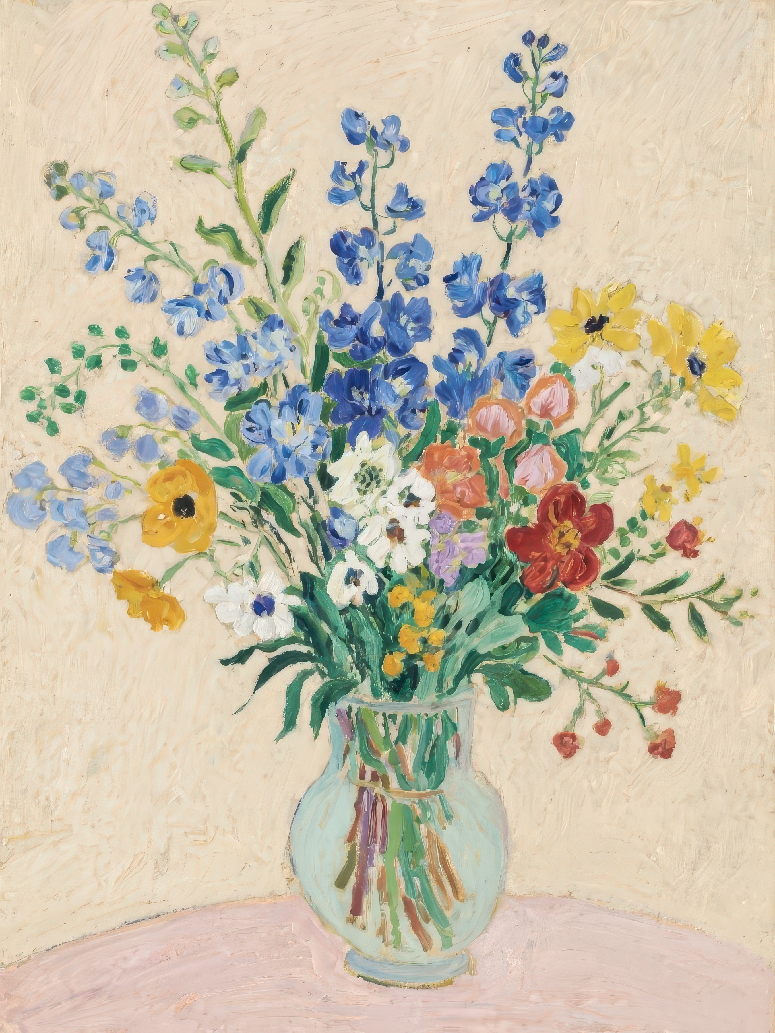 Birthday Flowers: July (Larkspur)