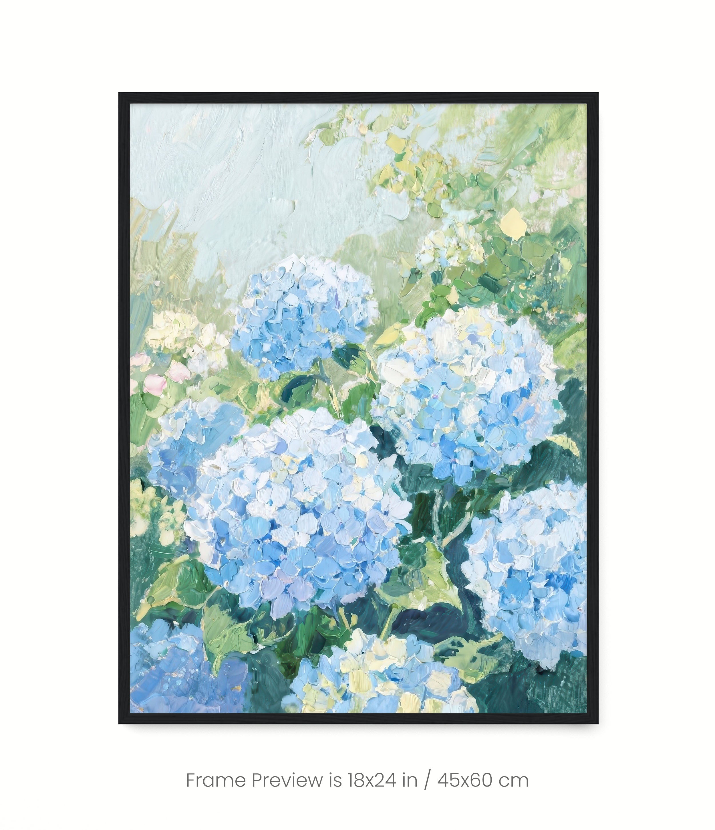 Blue Hydrangeas II