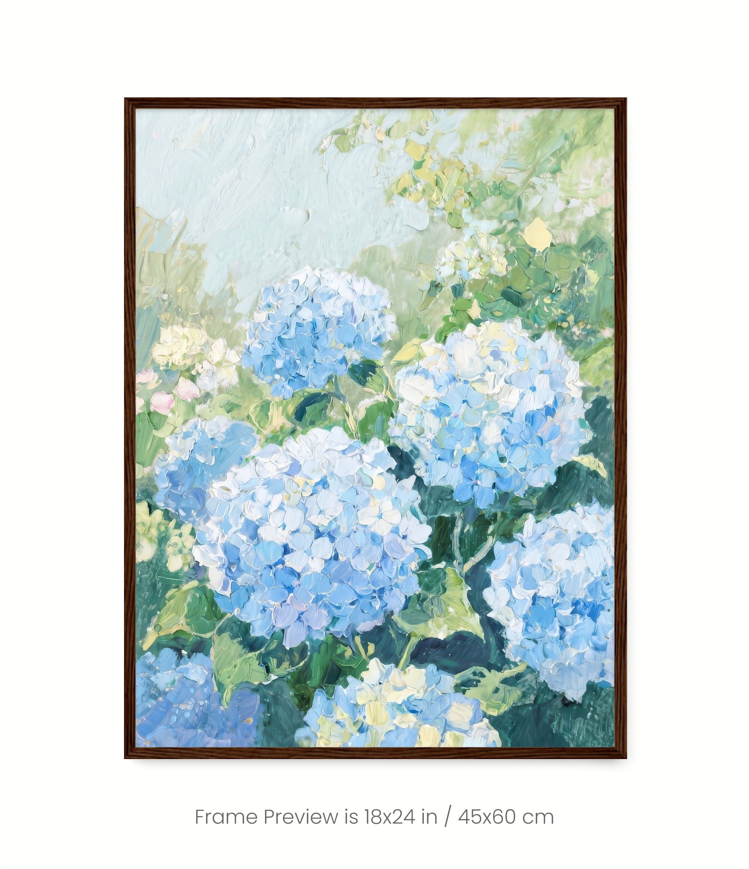 Blue Hydrangeas II