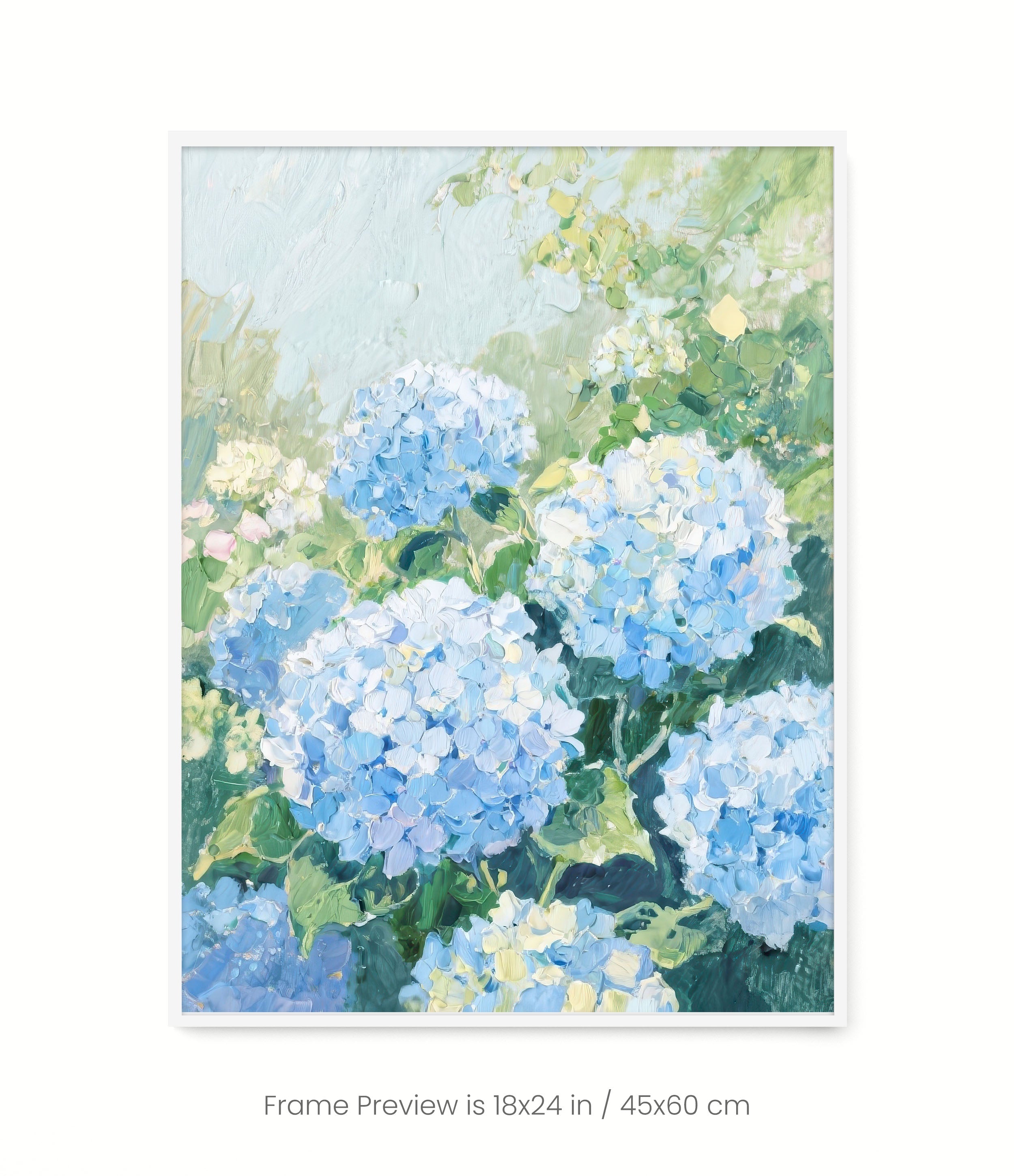 Blue Hydrangeas II