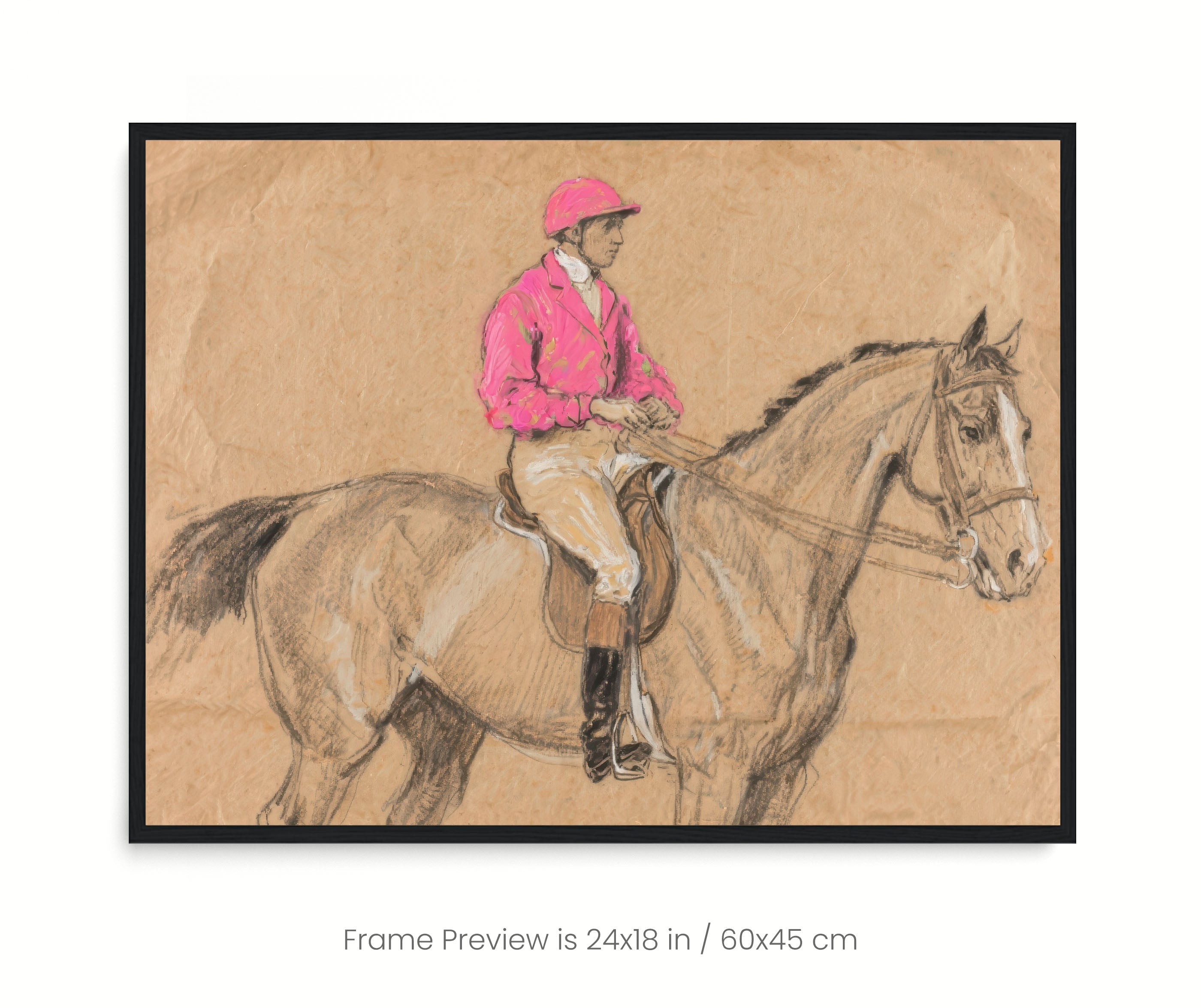 Equestrian Color Study: Hot Pink