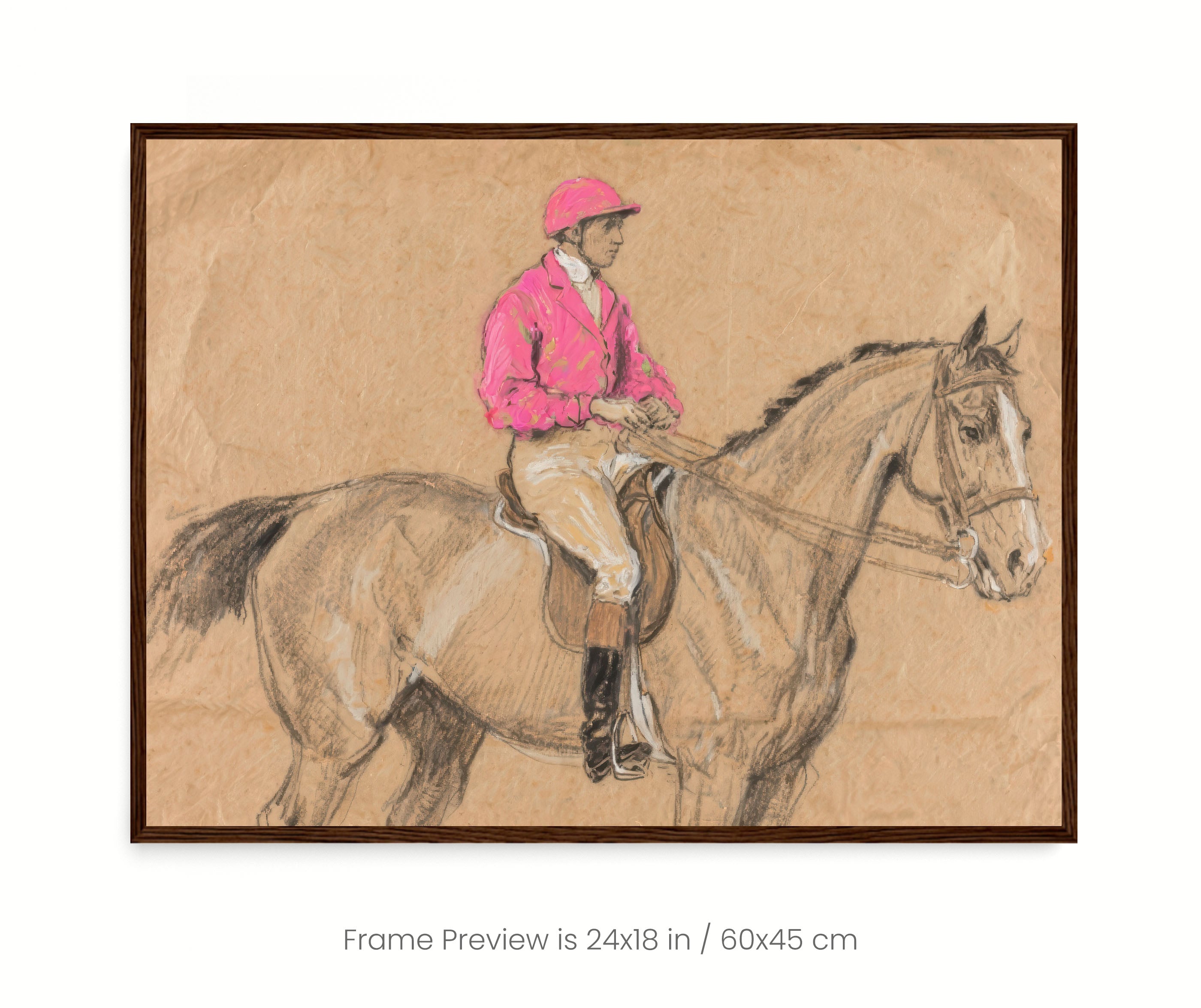 Equestrian Color Study: Hot Pink