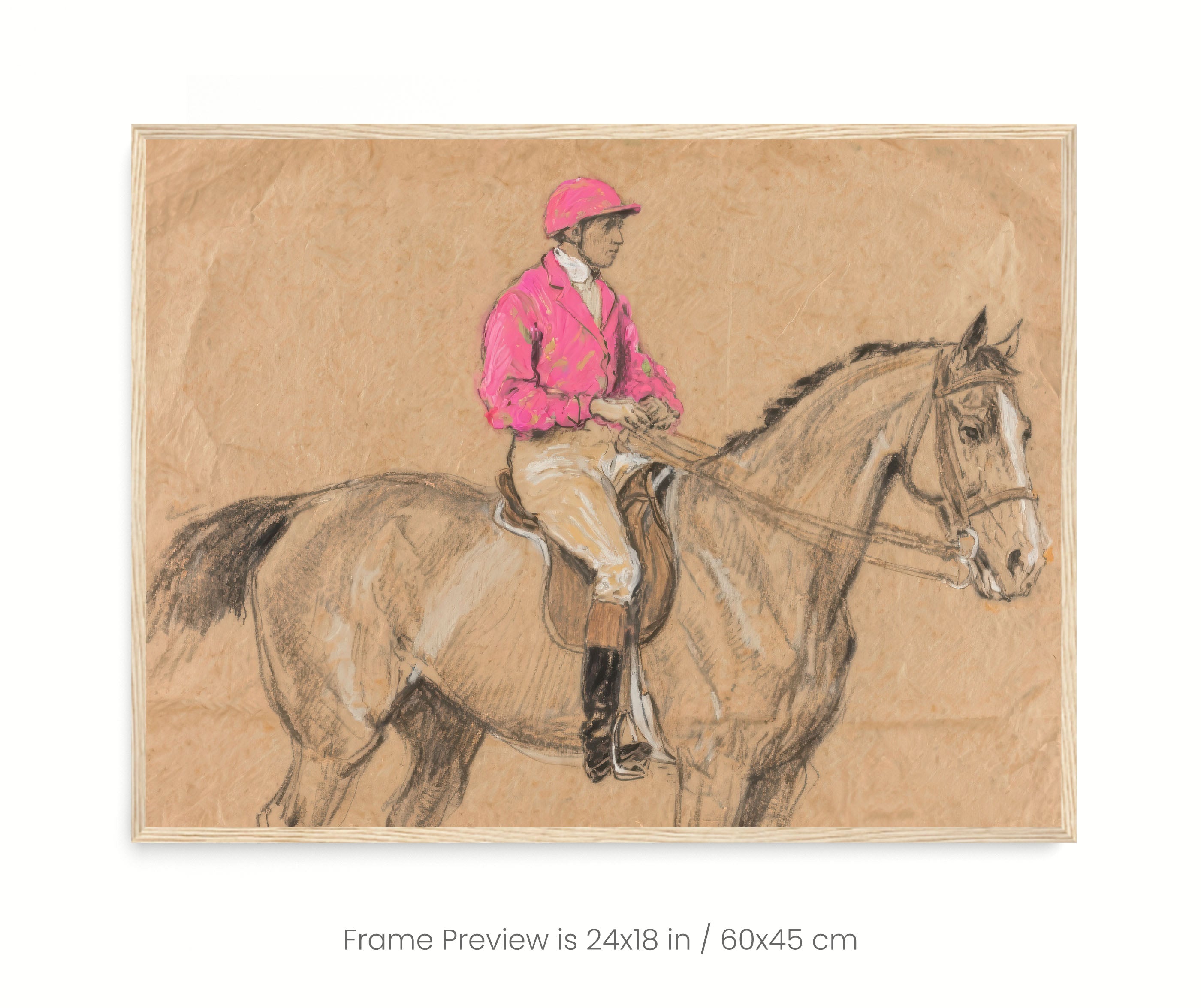 Equestrian Color Study: Hot Pink
