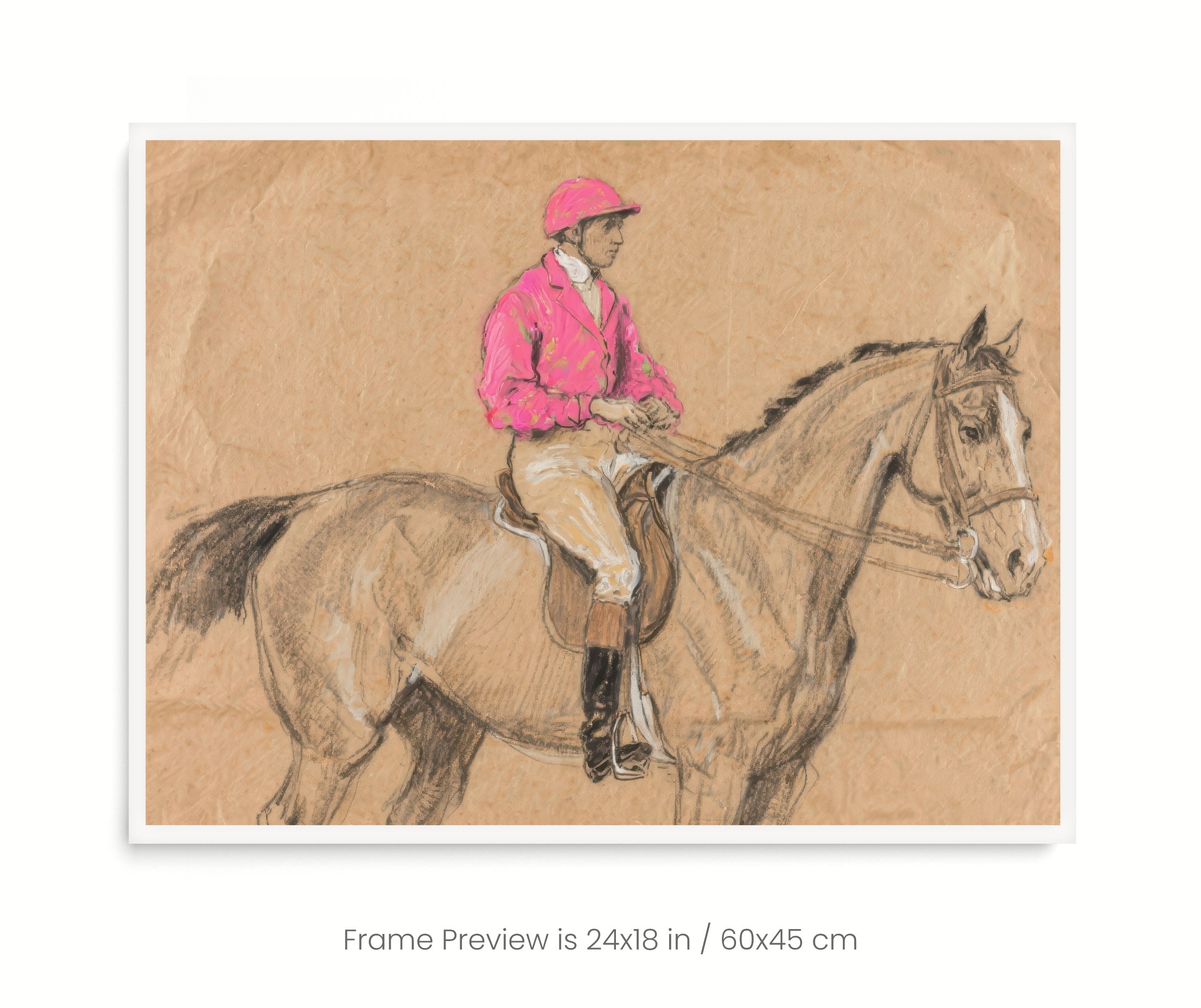Equestrian Color Study: Hot Pink