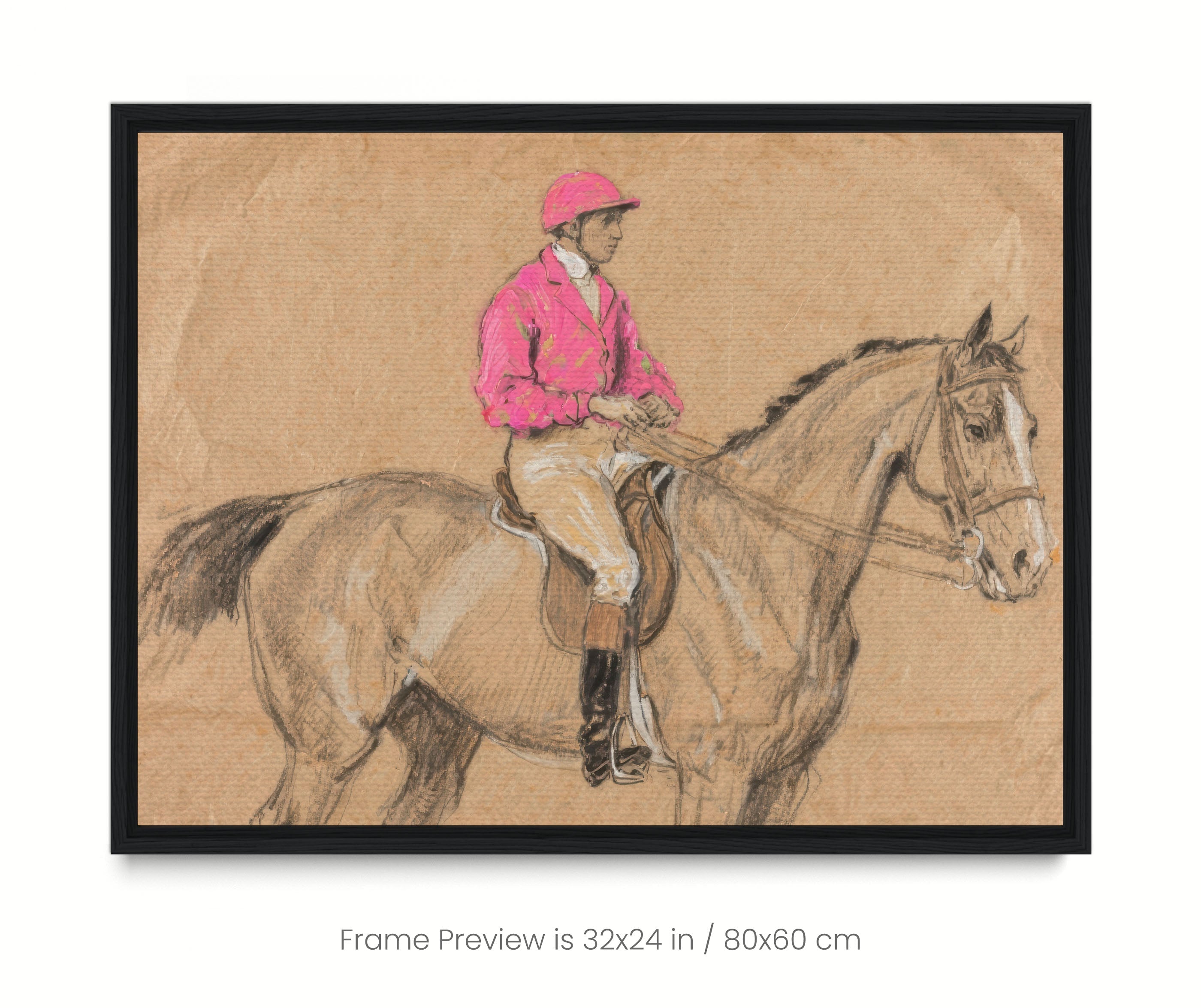 Equestrian Color Study: Hot Pink