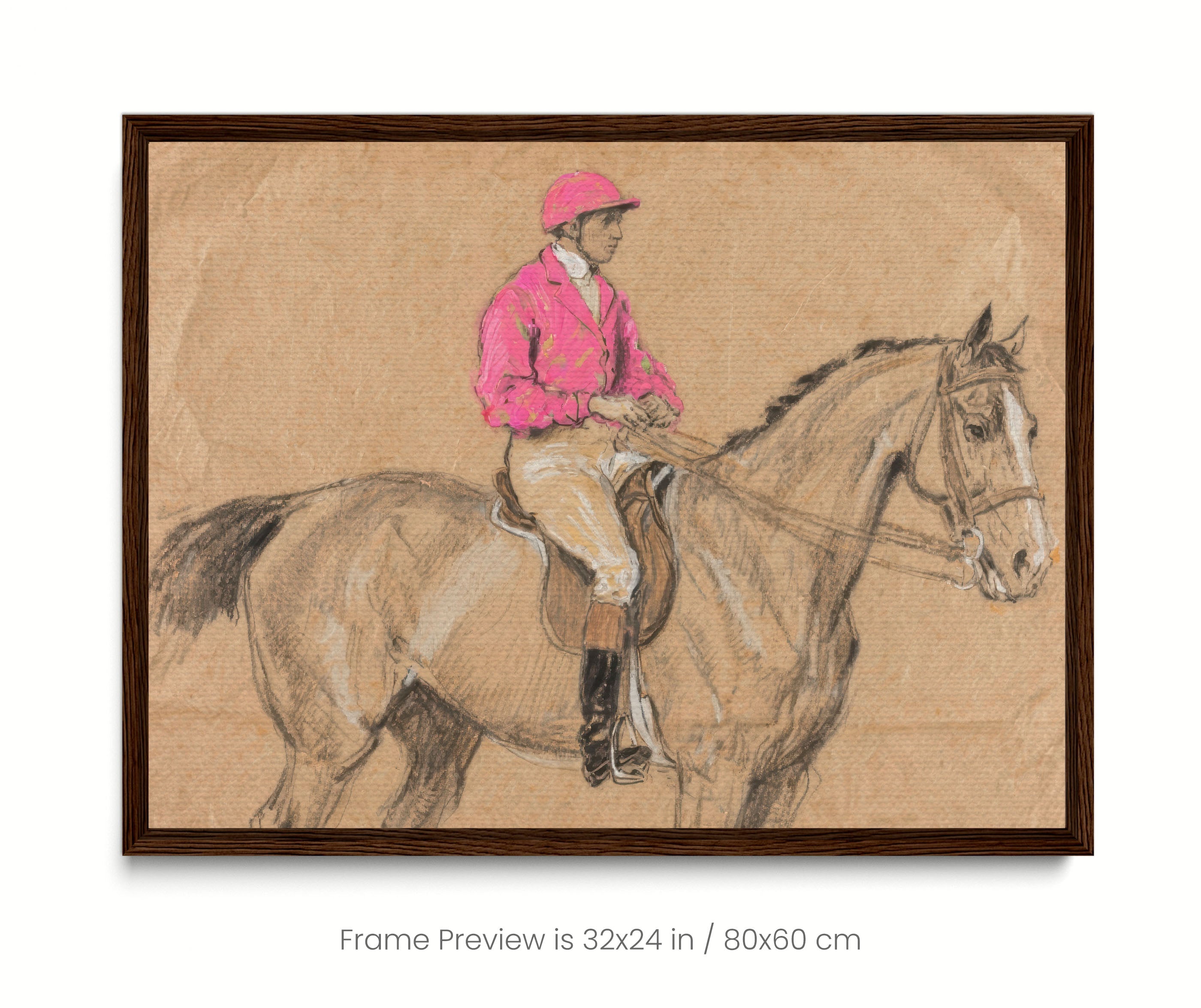 Equestrian Color Study: Hot Pink