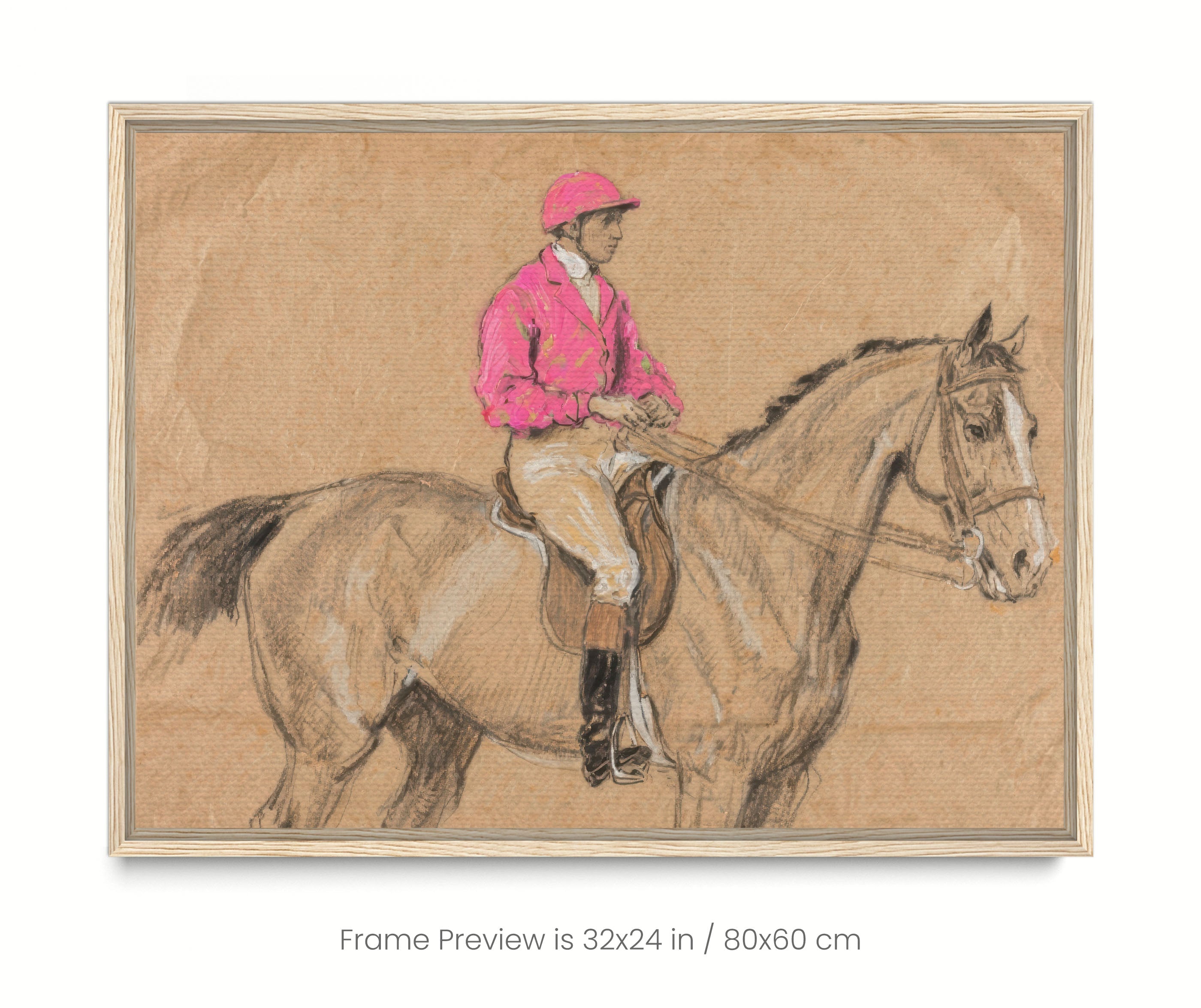 Equestrian Color Study: Hot Pink