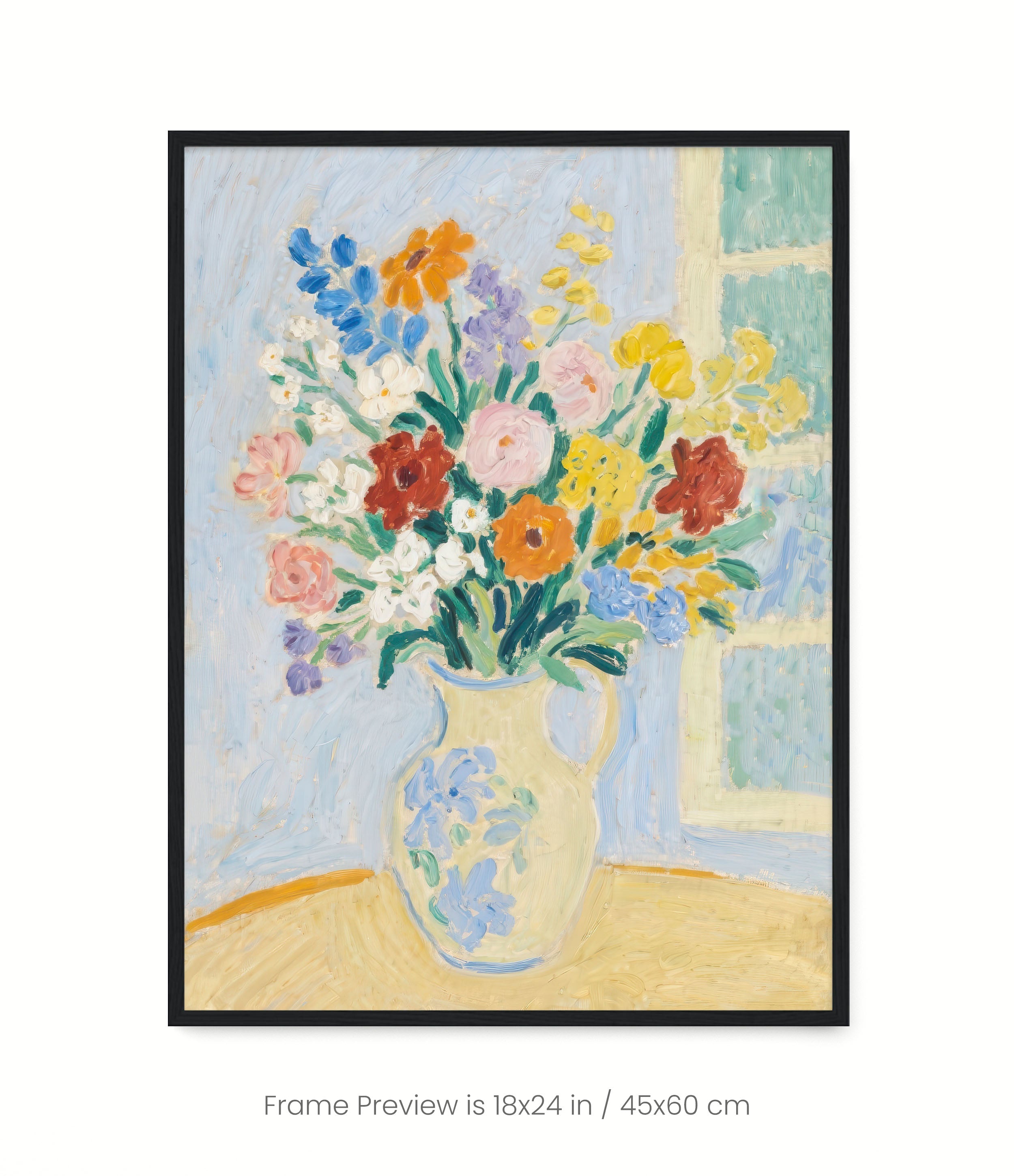 Flowers in a Pitcher