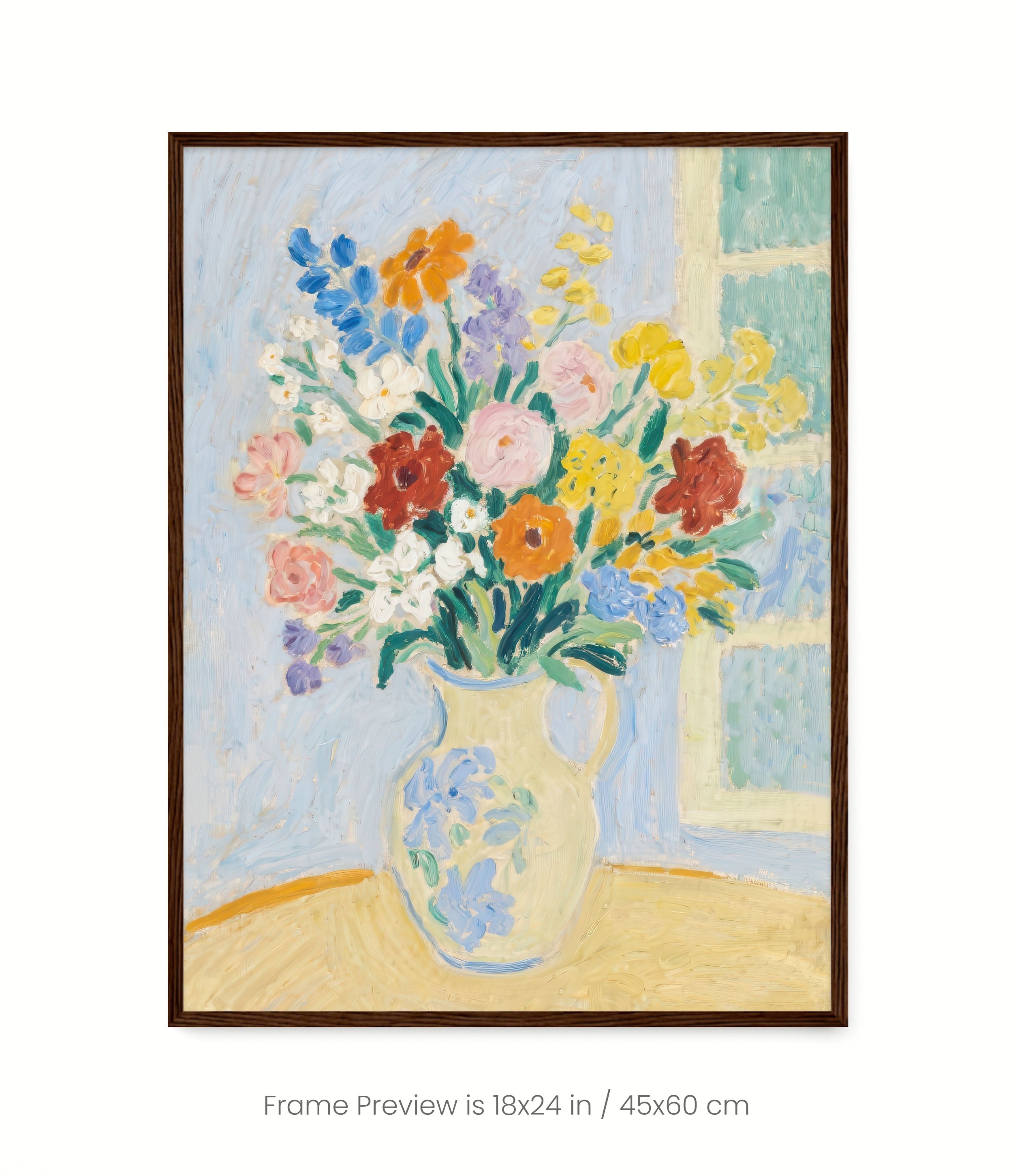 Flowers in a Pitcher