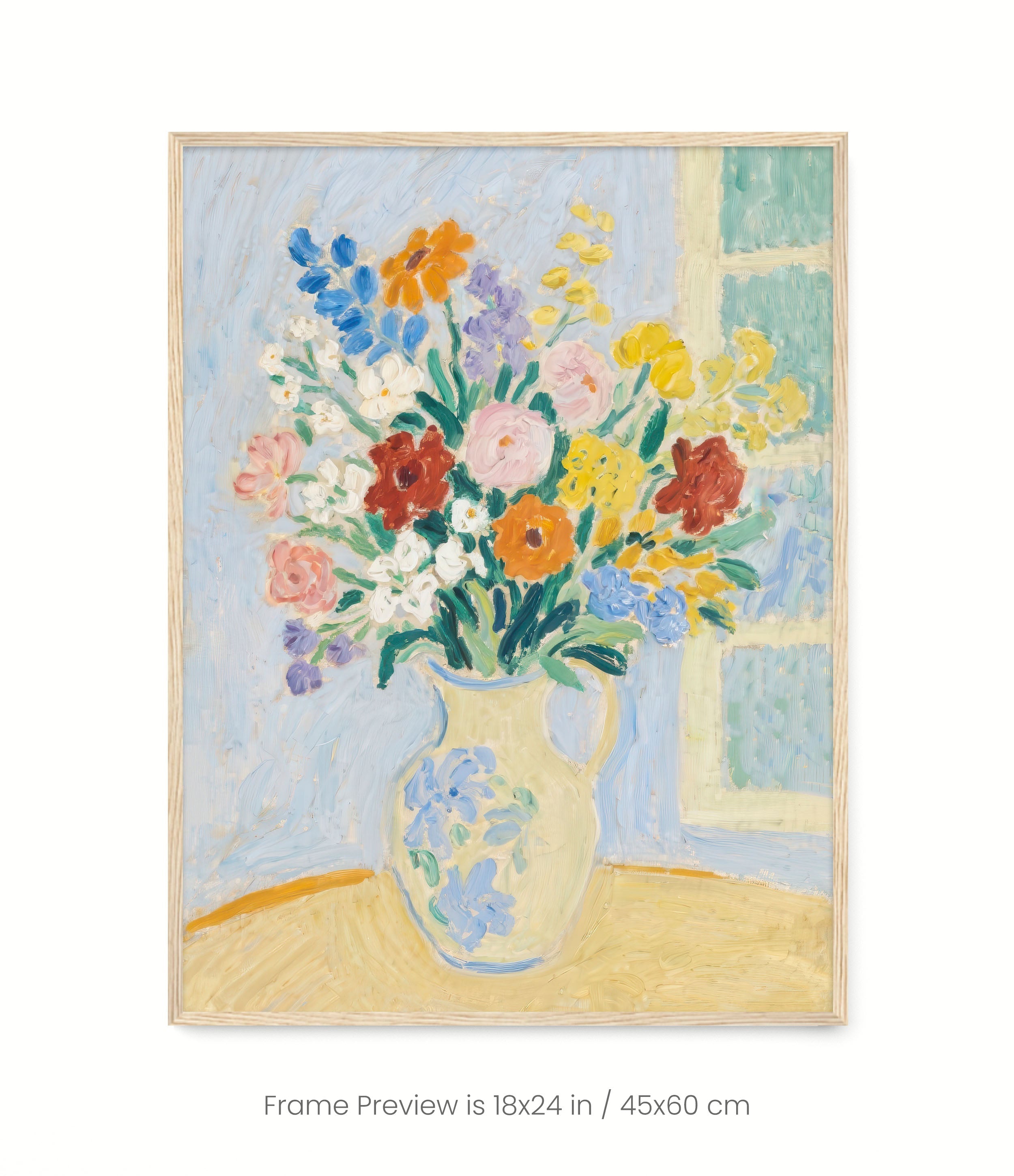 Flowers in a Pitcher