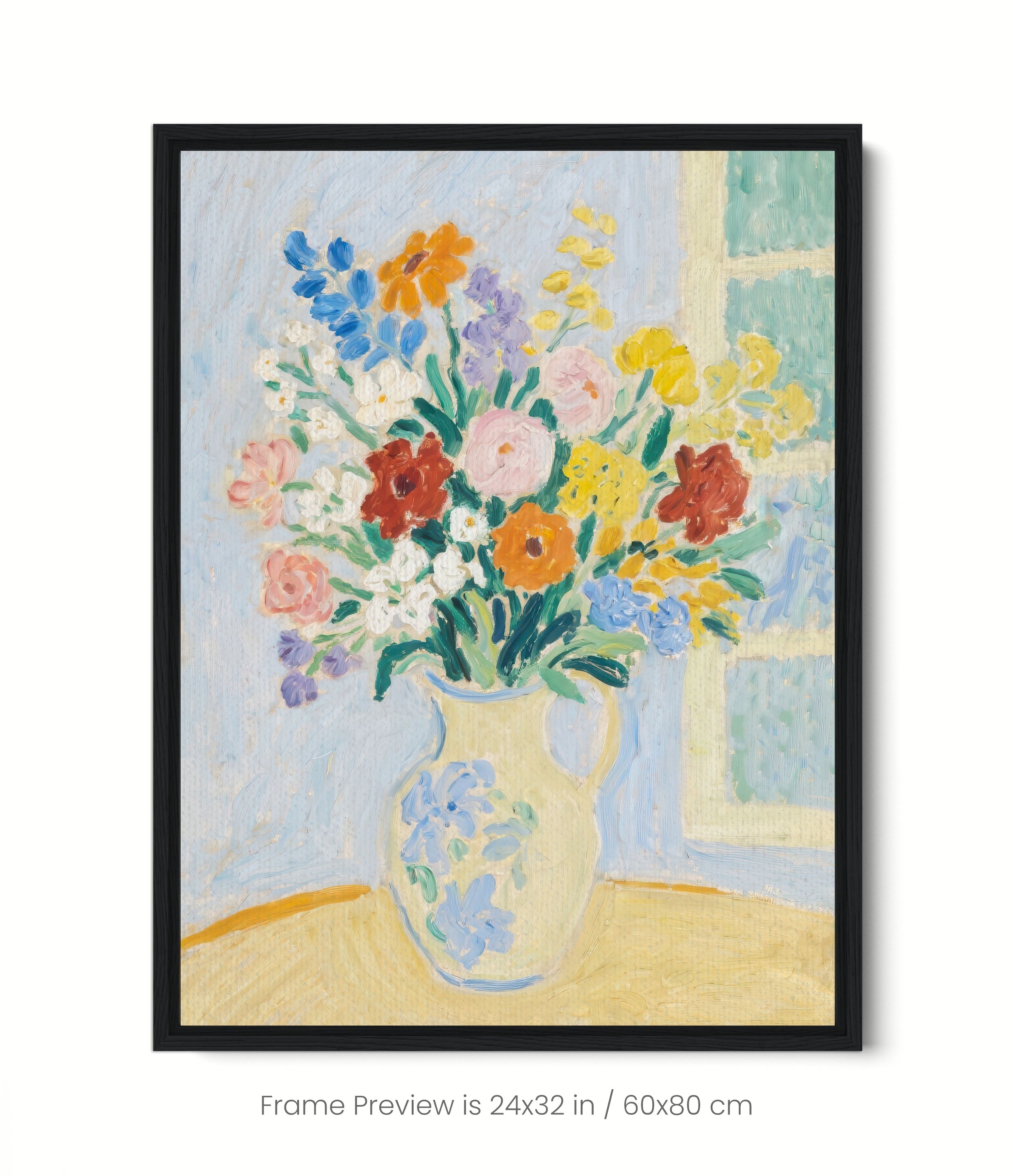 Flowers in a Pitcher