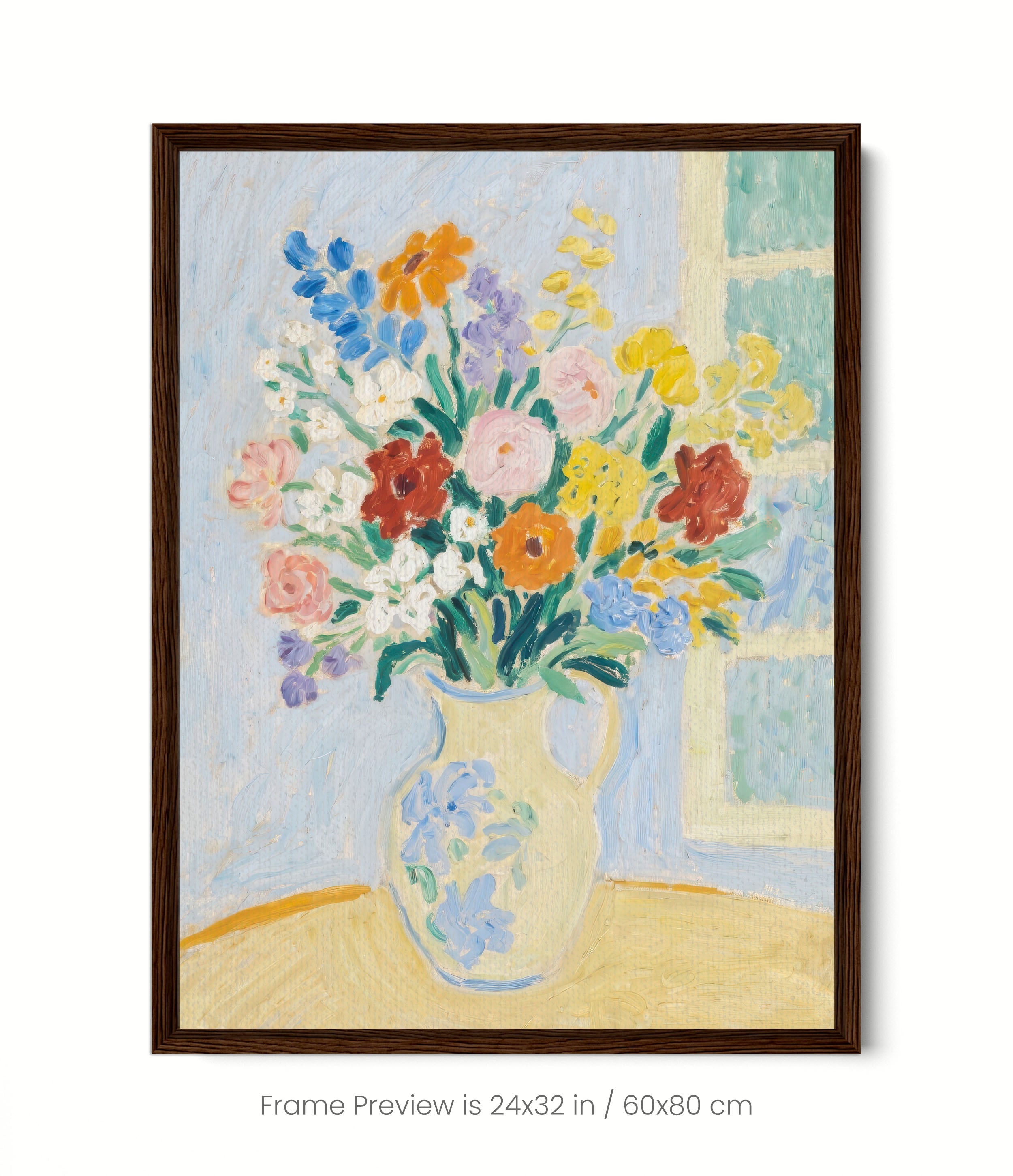 Flowers in a Pitcher