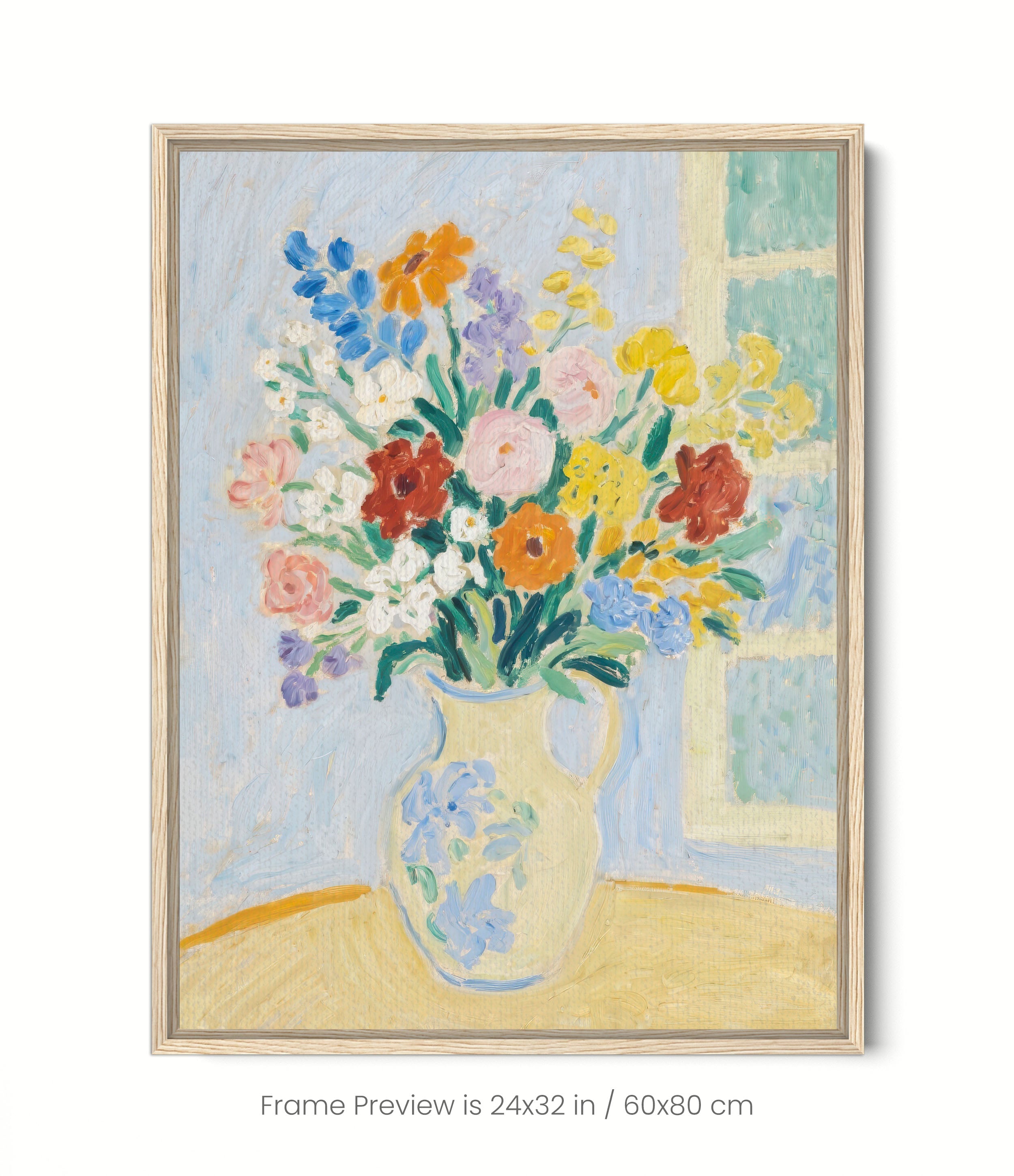 Flowers in a Pitcher