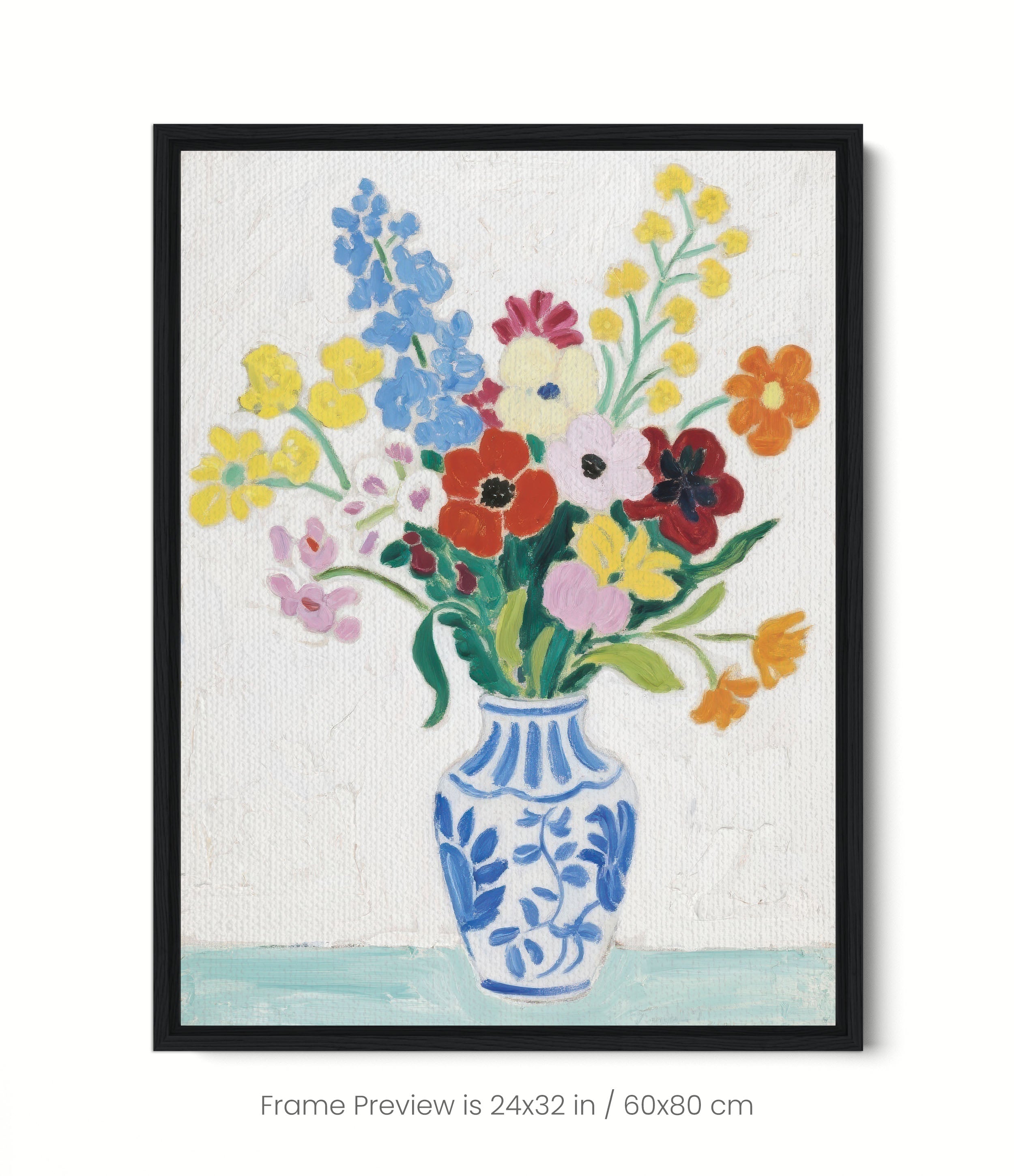 Flowers in Chinoiserie I