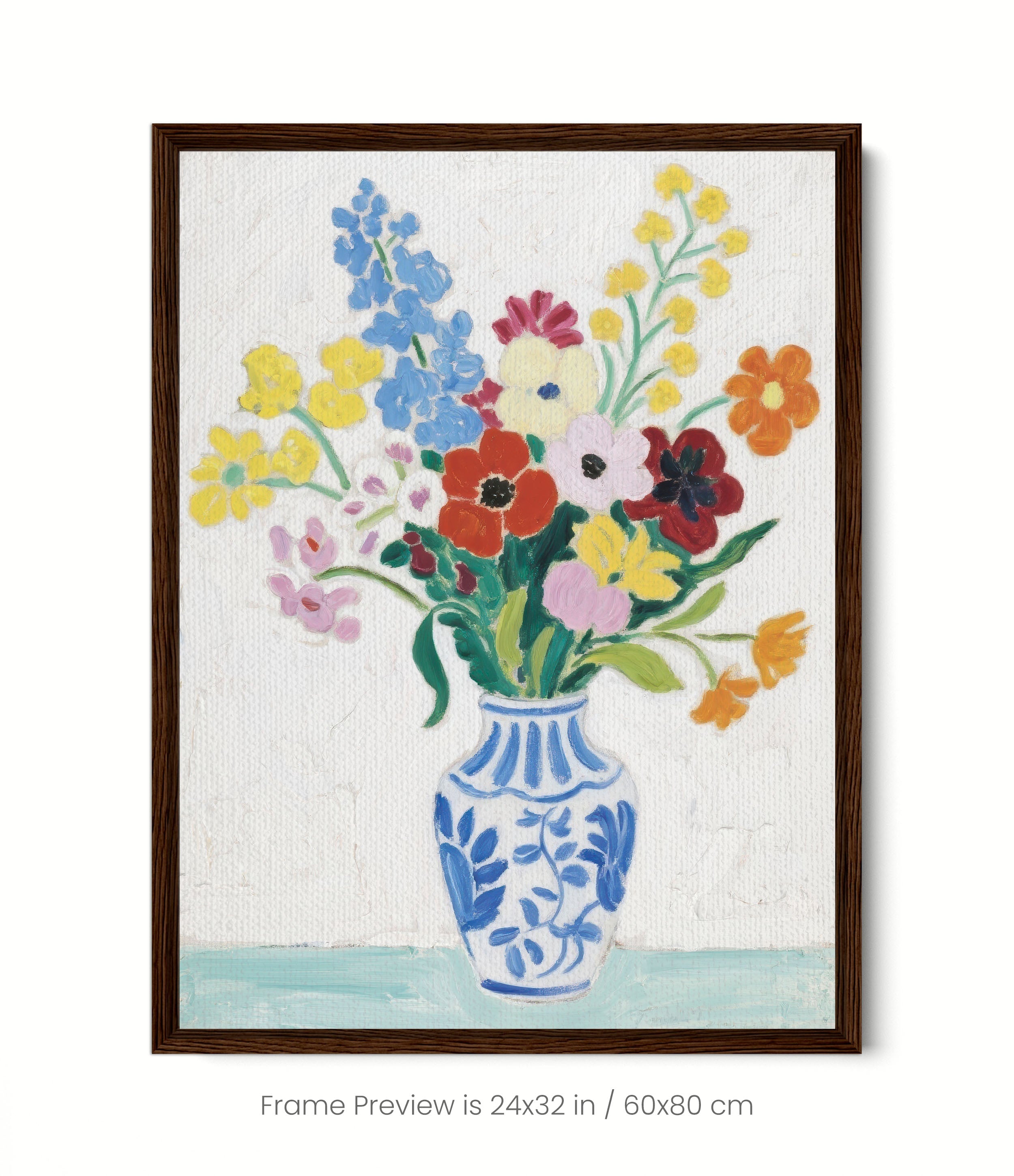 Flowers in Chinoiserie I