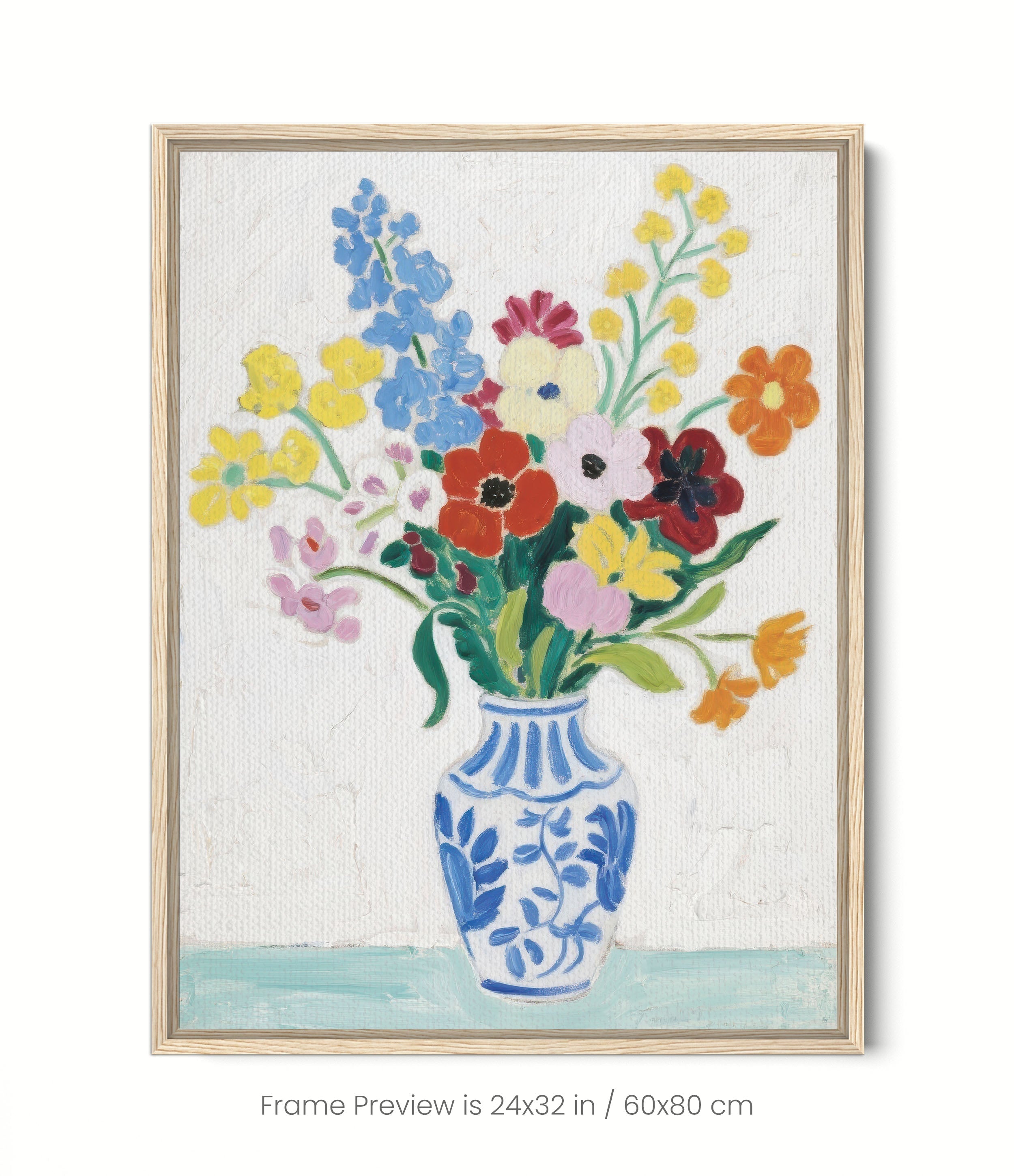 Flowers in Chinoiserie I
