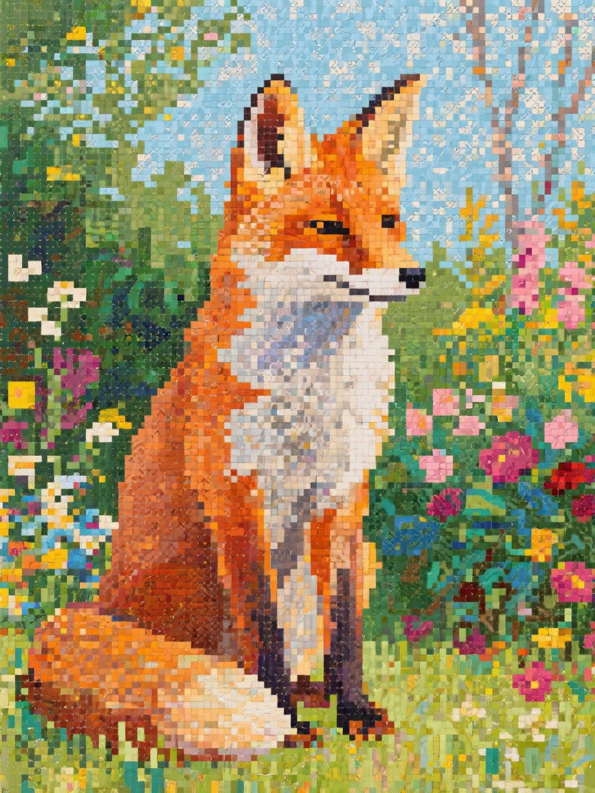 Fox in the Garden