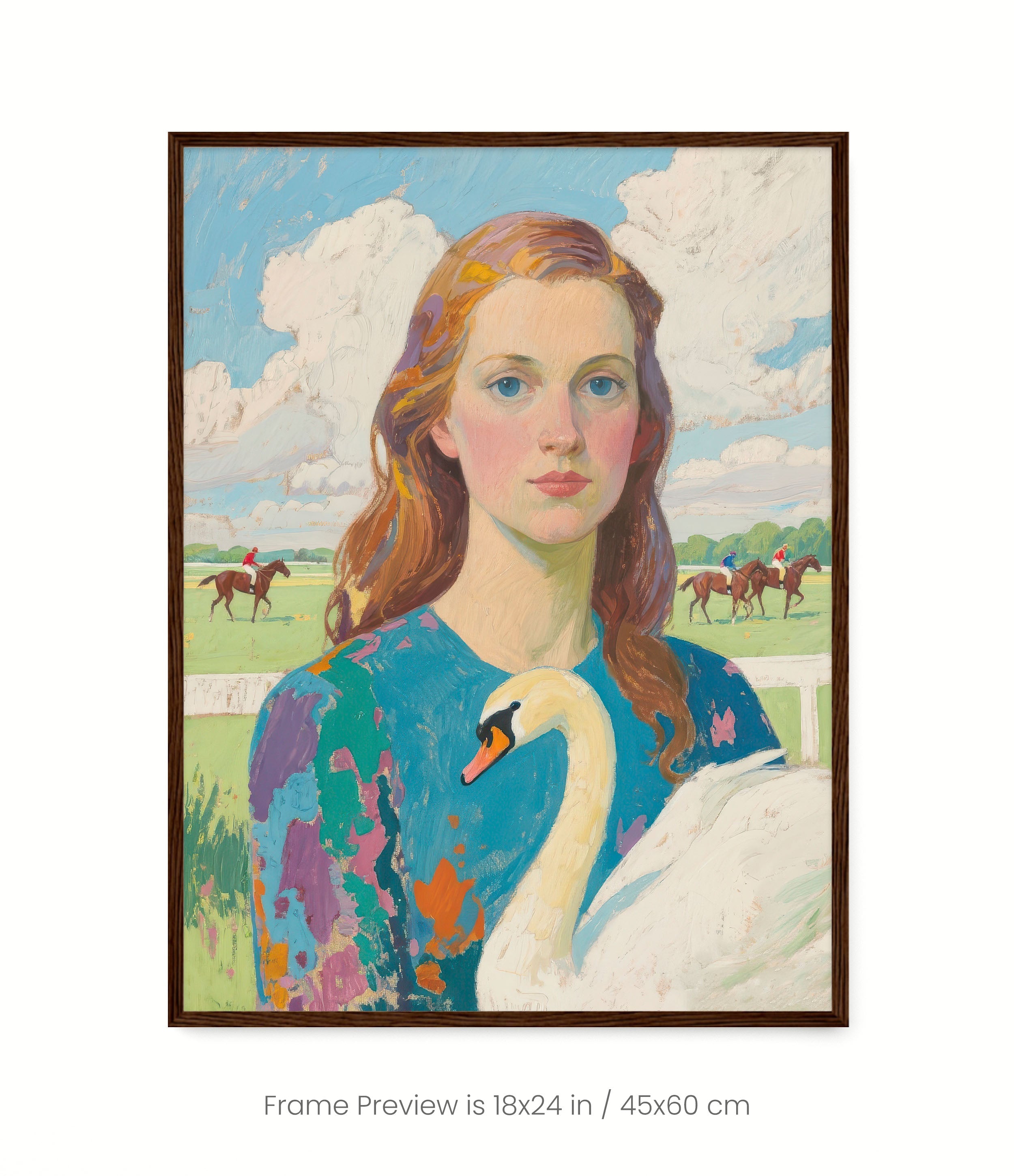 Lola Beauregard and Her Pet Swan