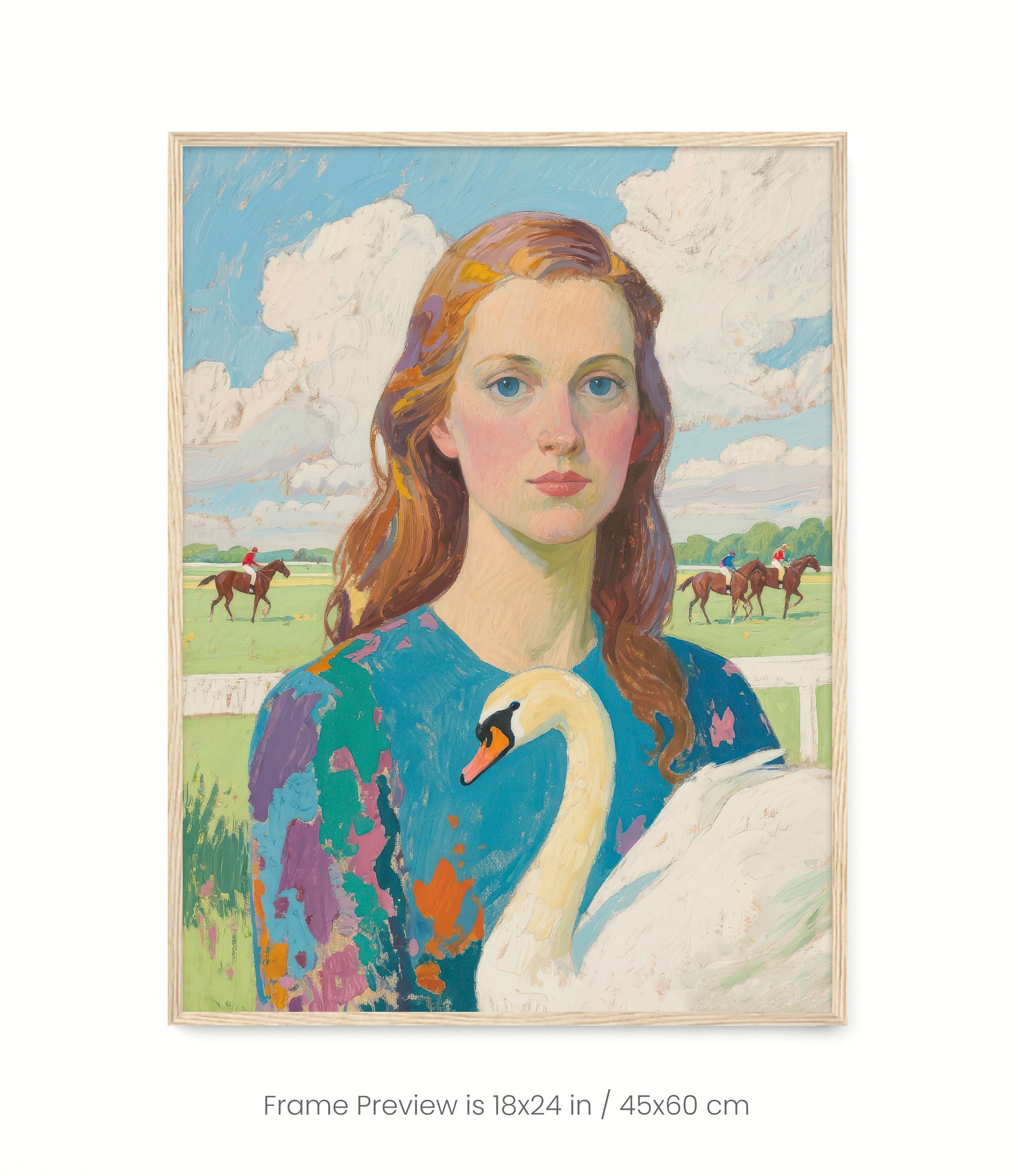 Lola Beauregard and Her Pet Swan