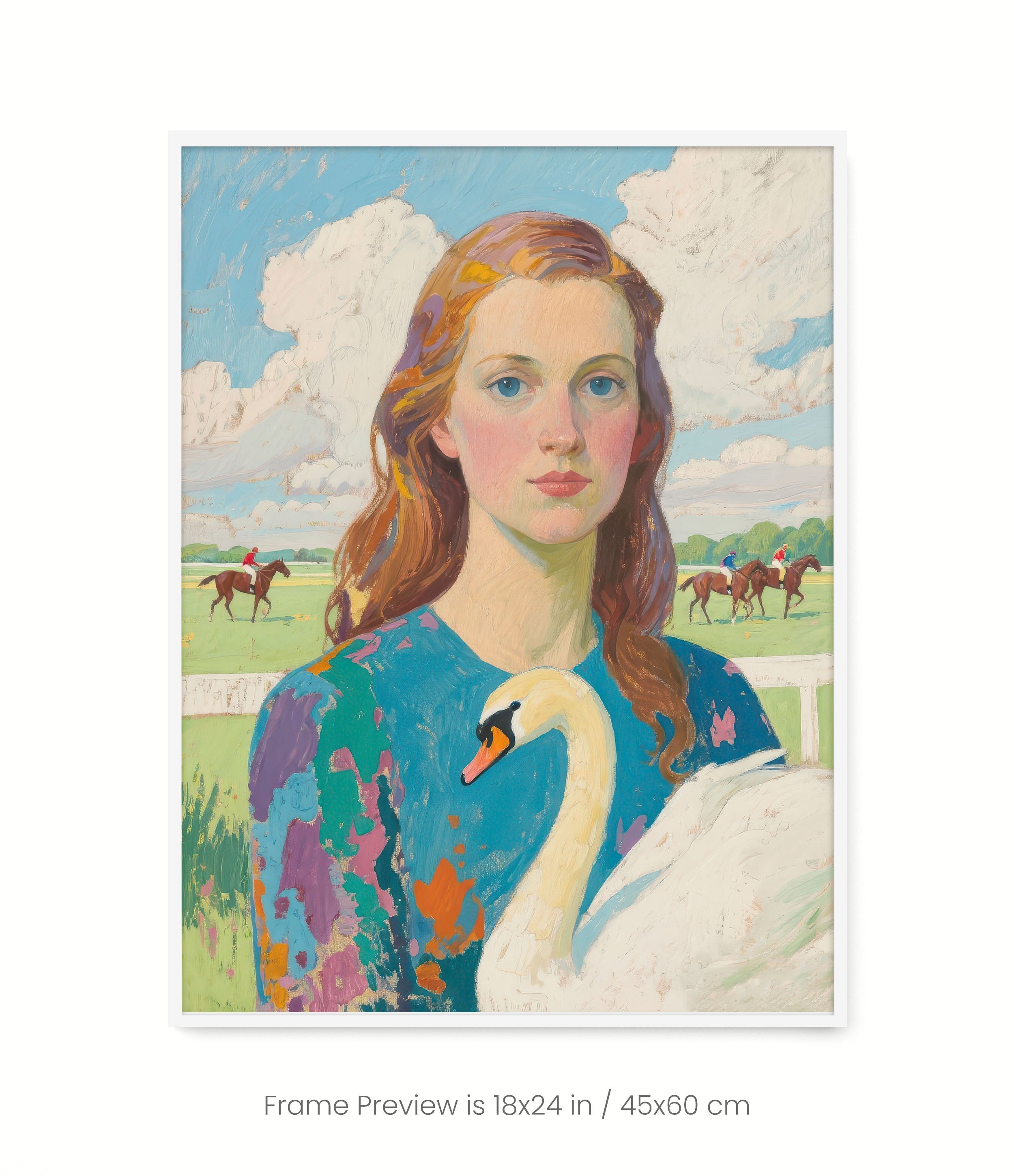 Lola Beauregard and Her Pet Swan