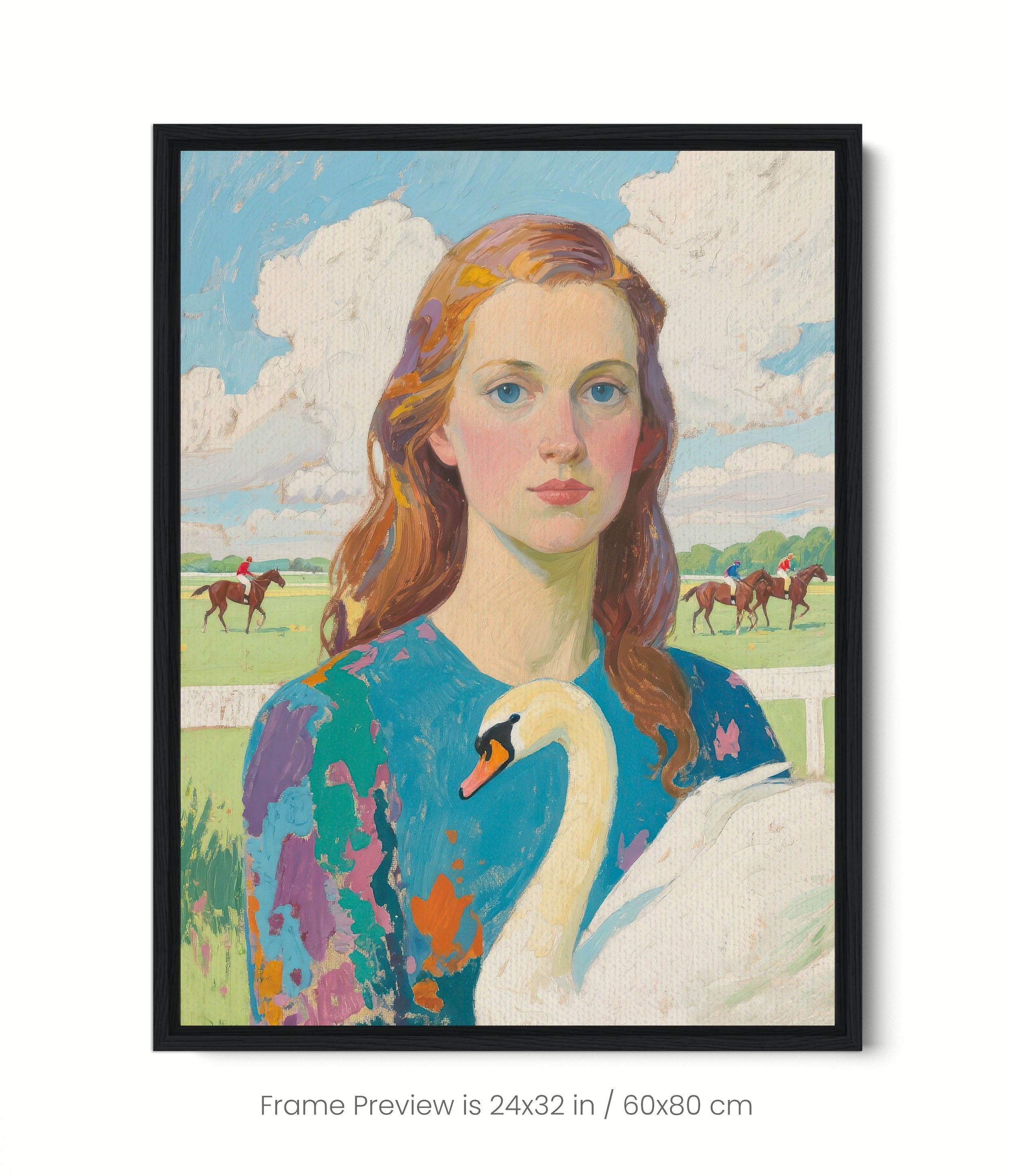 Lola Beauregard and Her Pet Swan