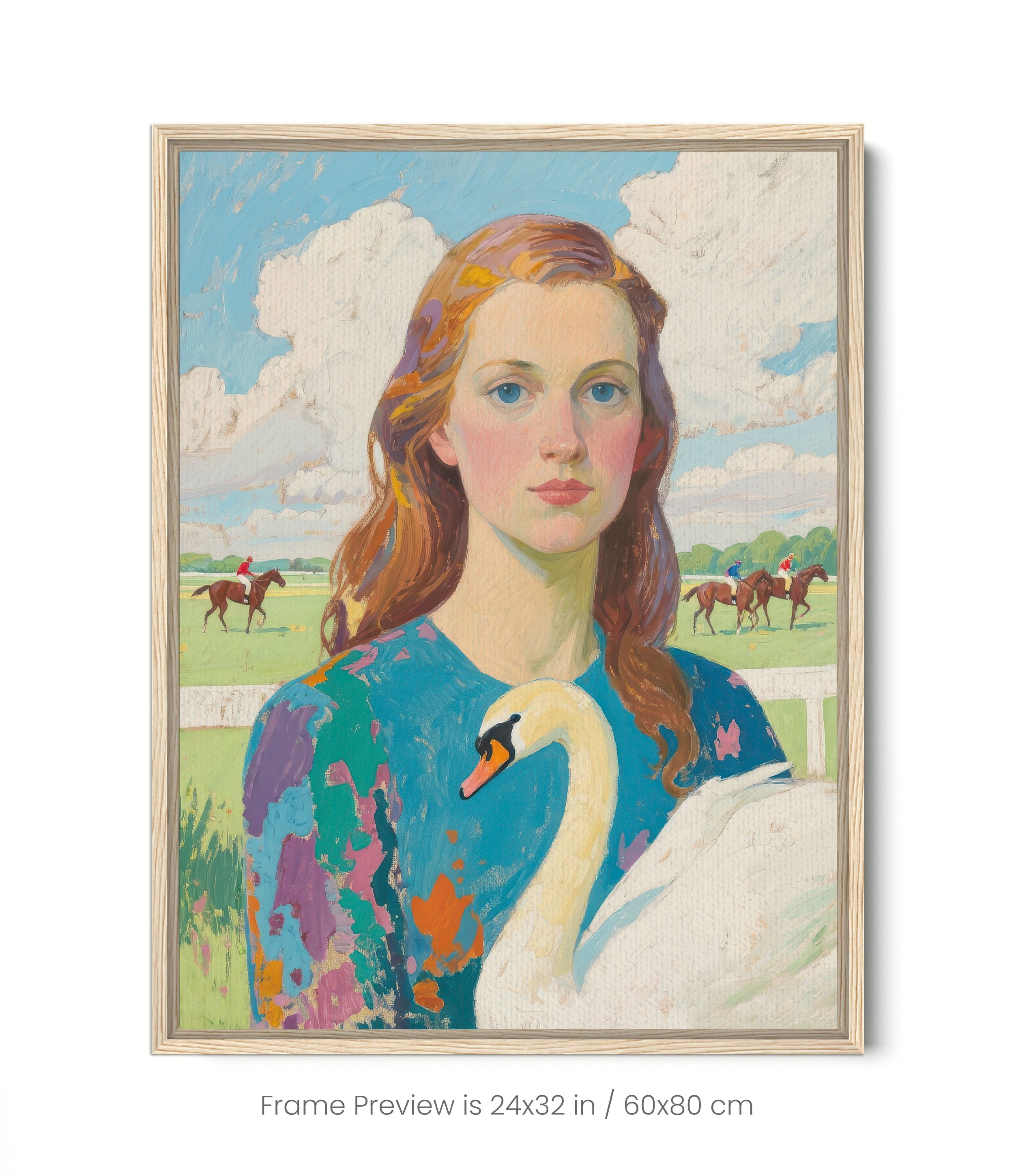 Lola Beauregard and Her Pet Swan