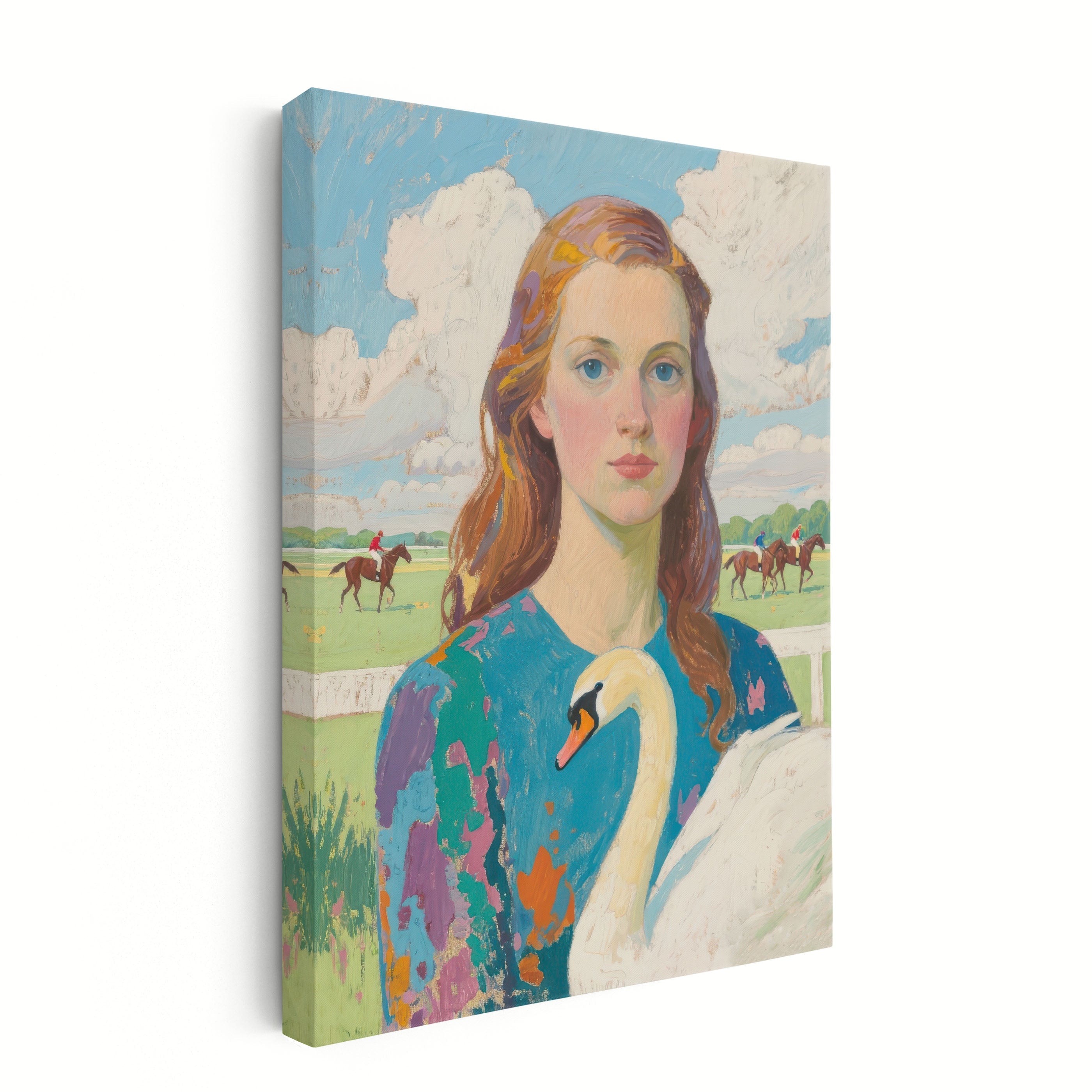 Lola Beauregard and Her Pet Swan