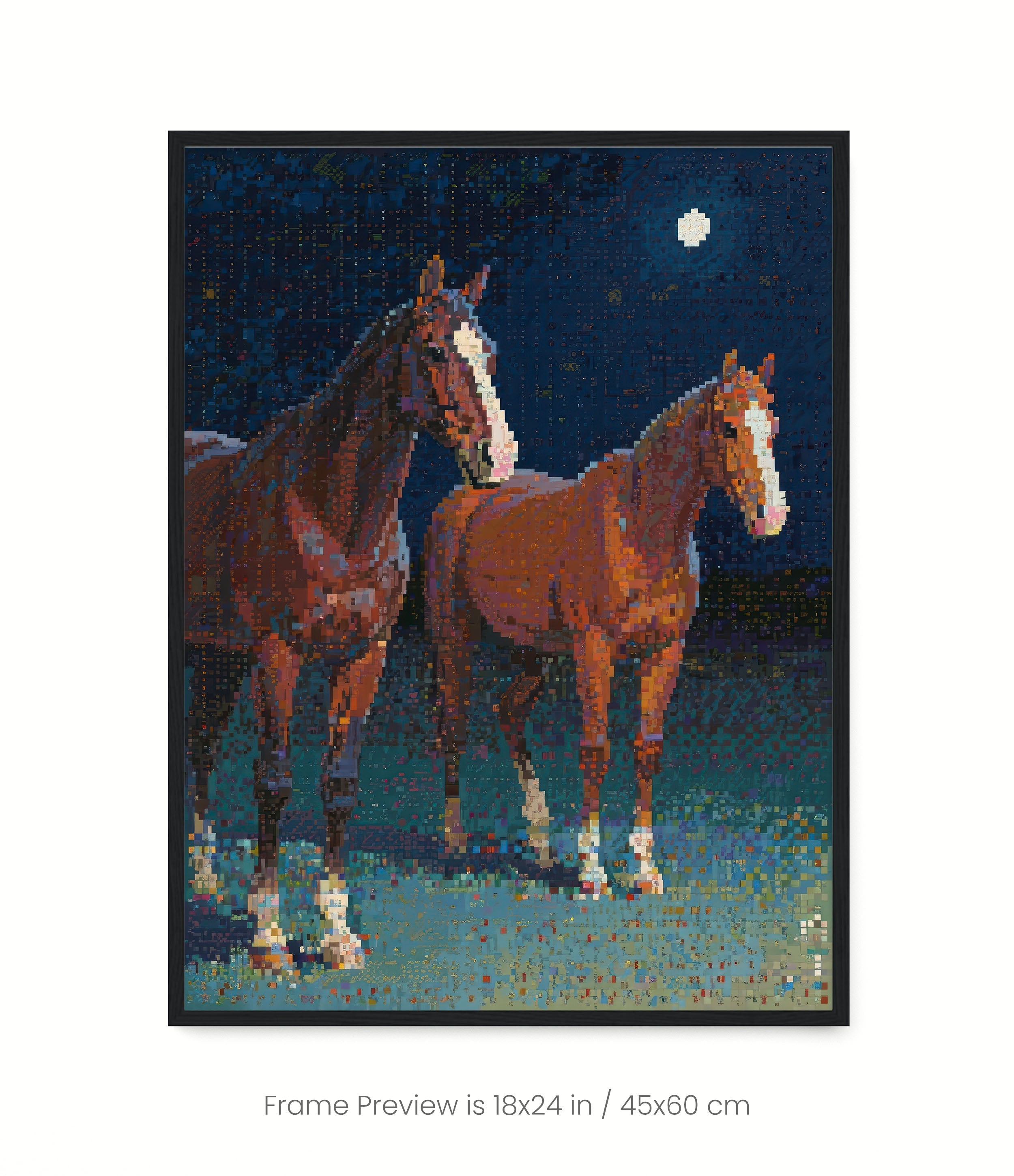 Pixel Portraits: Horses