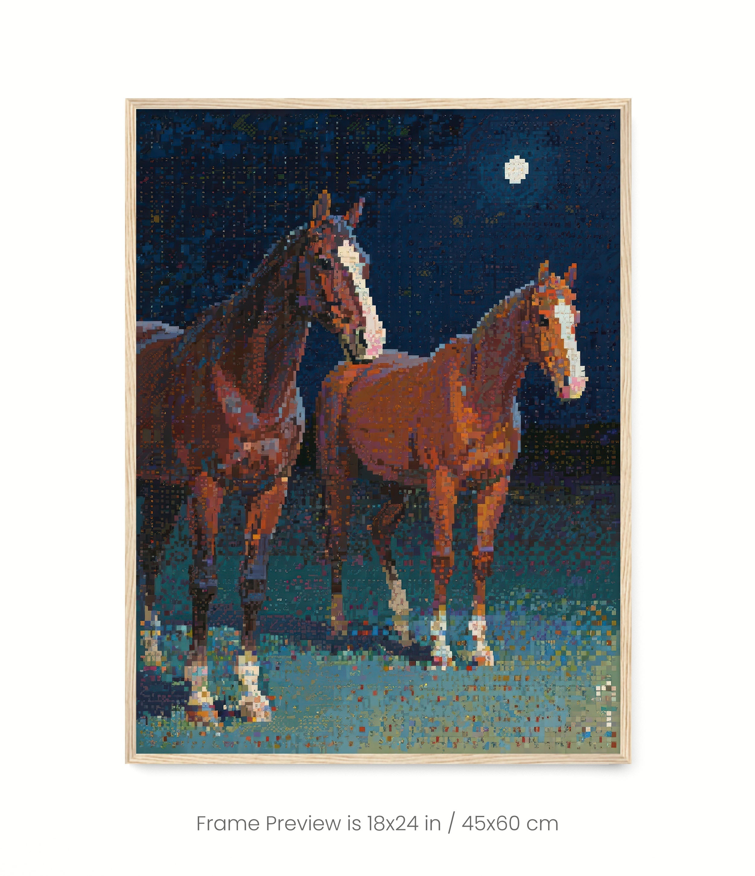 Pixel Portraits: Horses