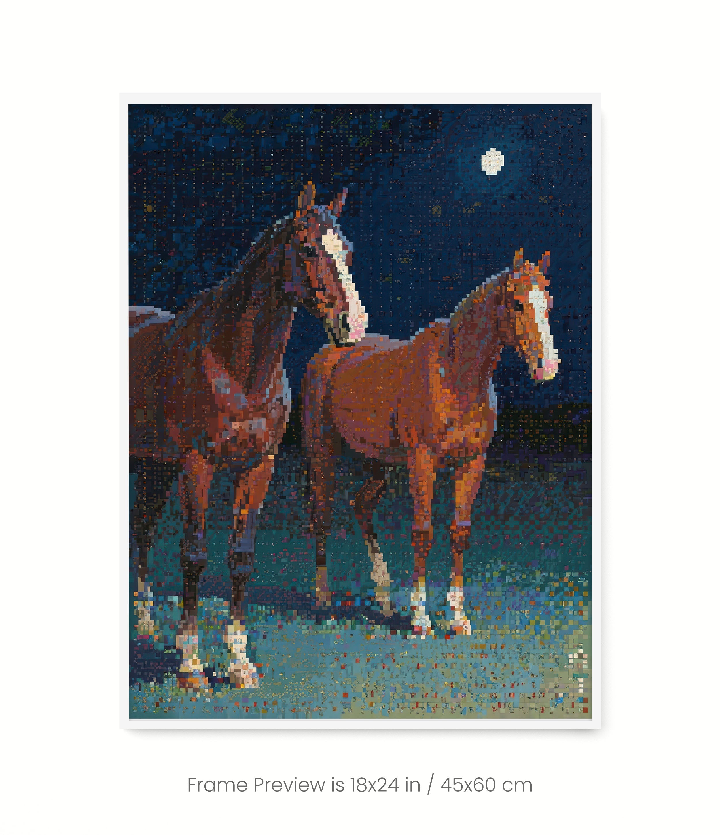 Pixel Portraits: Horses