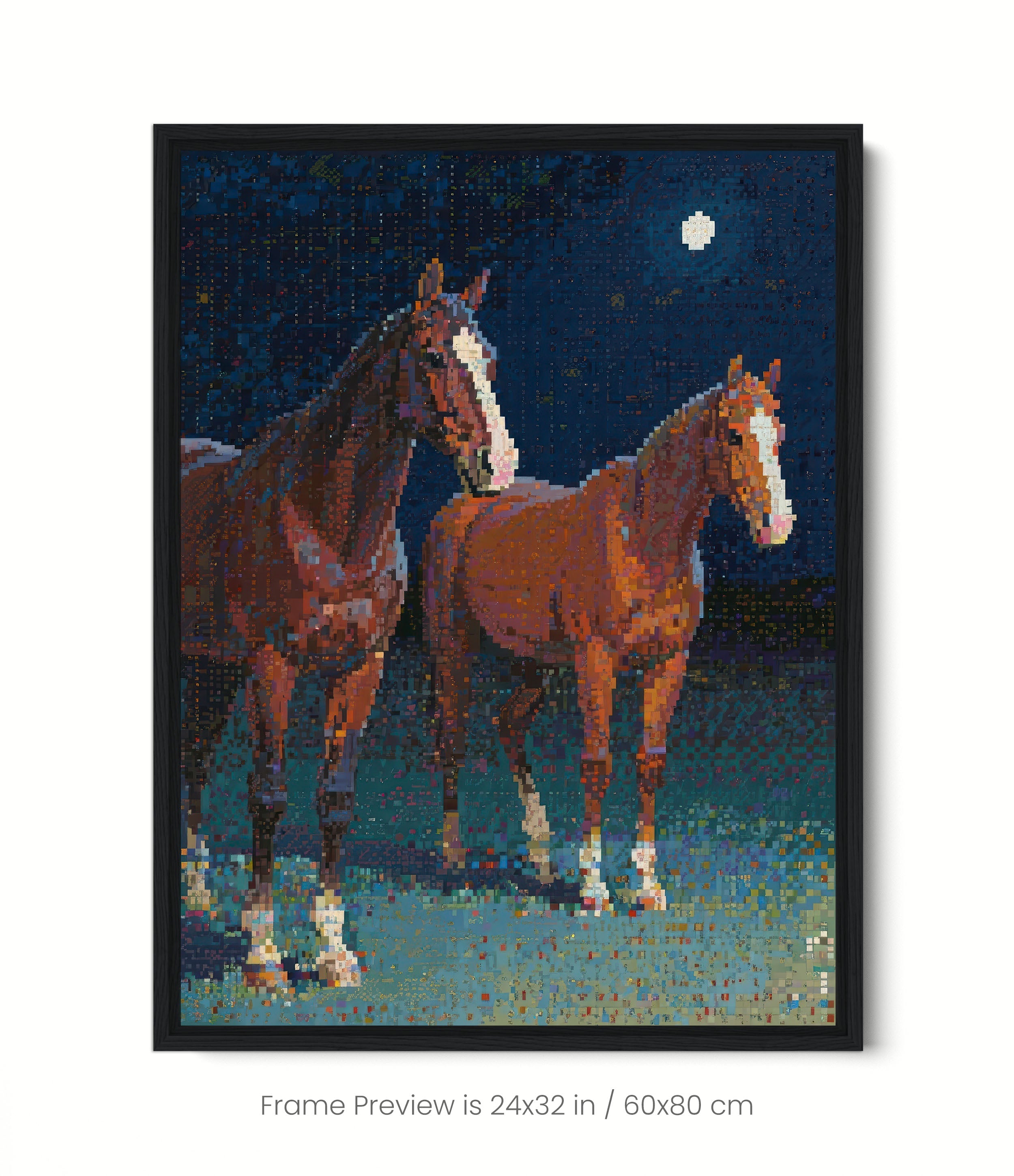 Pixel Portraits: Horses