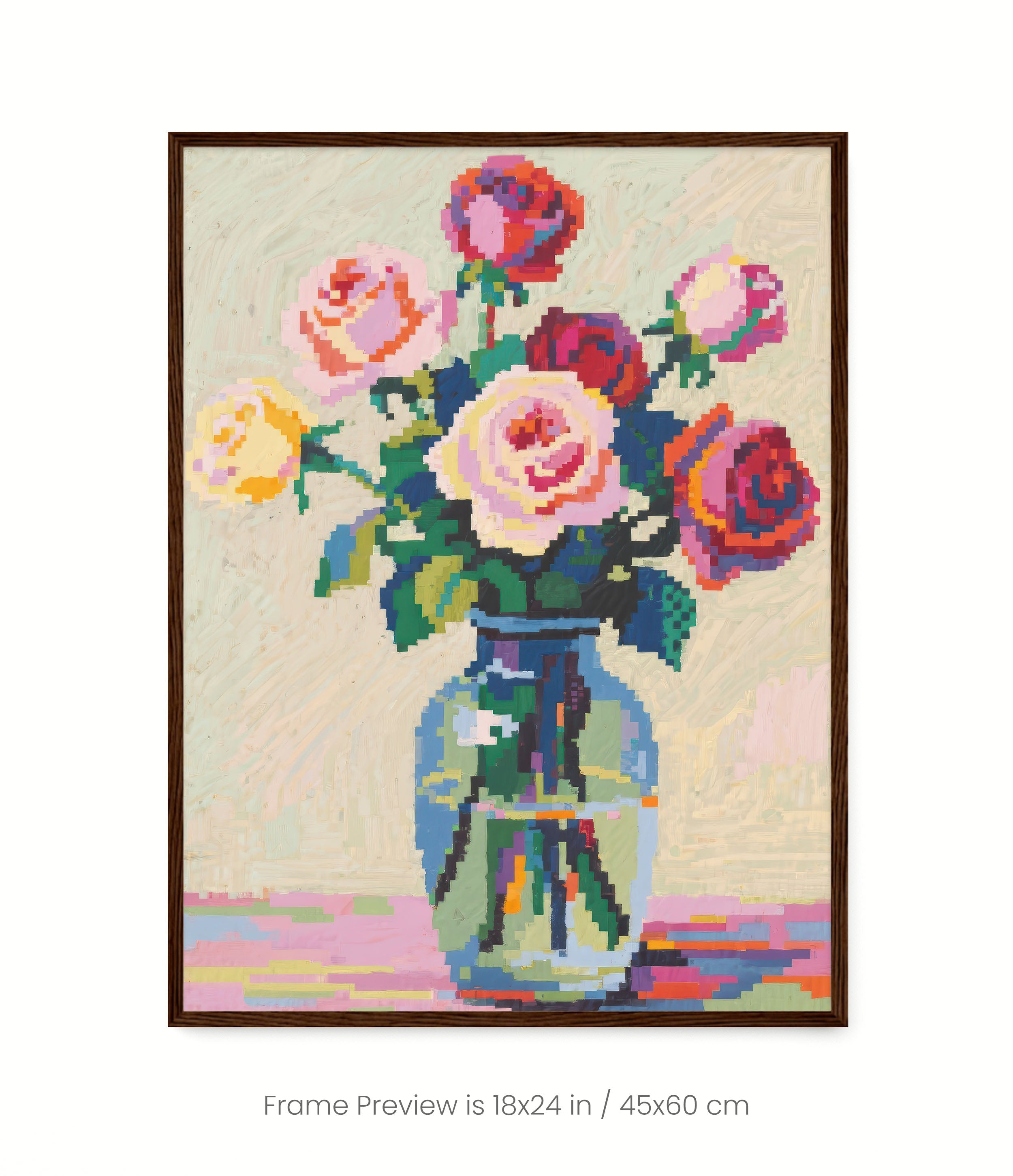 Vase of Roses