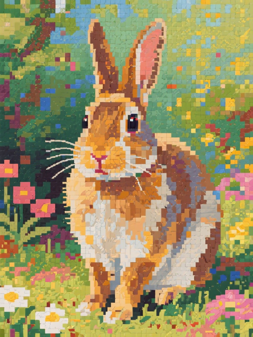 Rabbit in the Garden