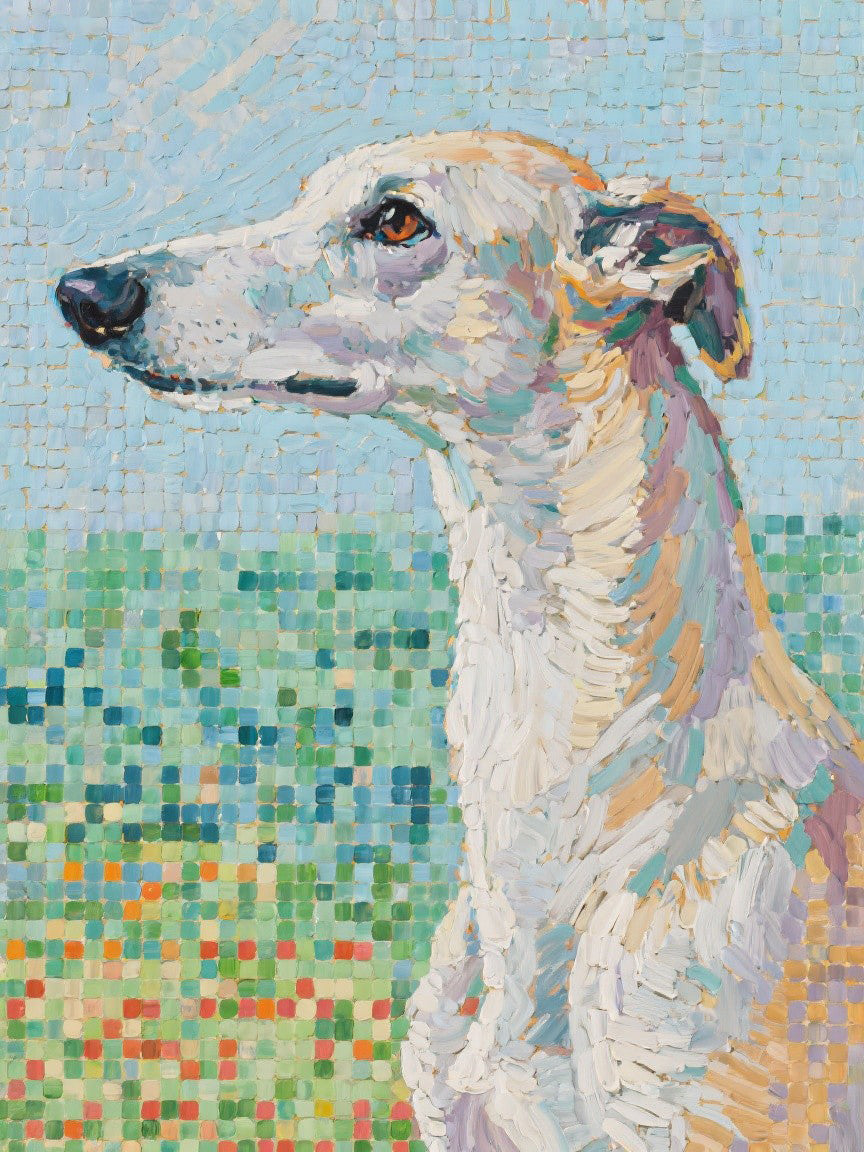 Pixel Portraits: Whippet