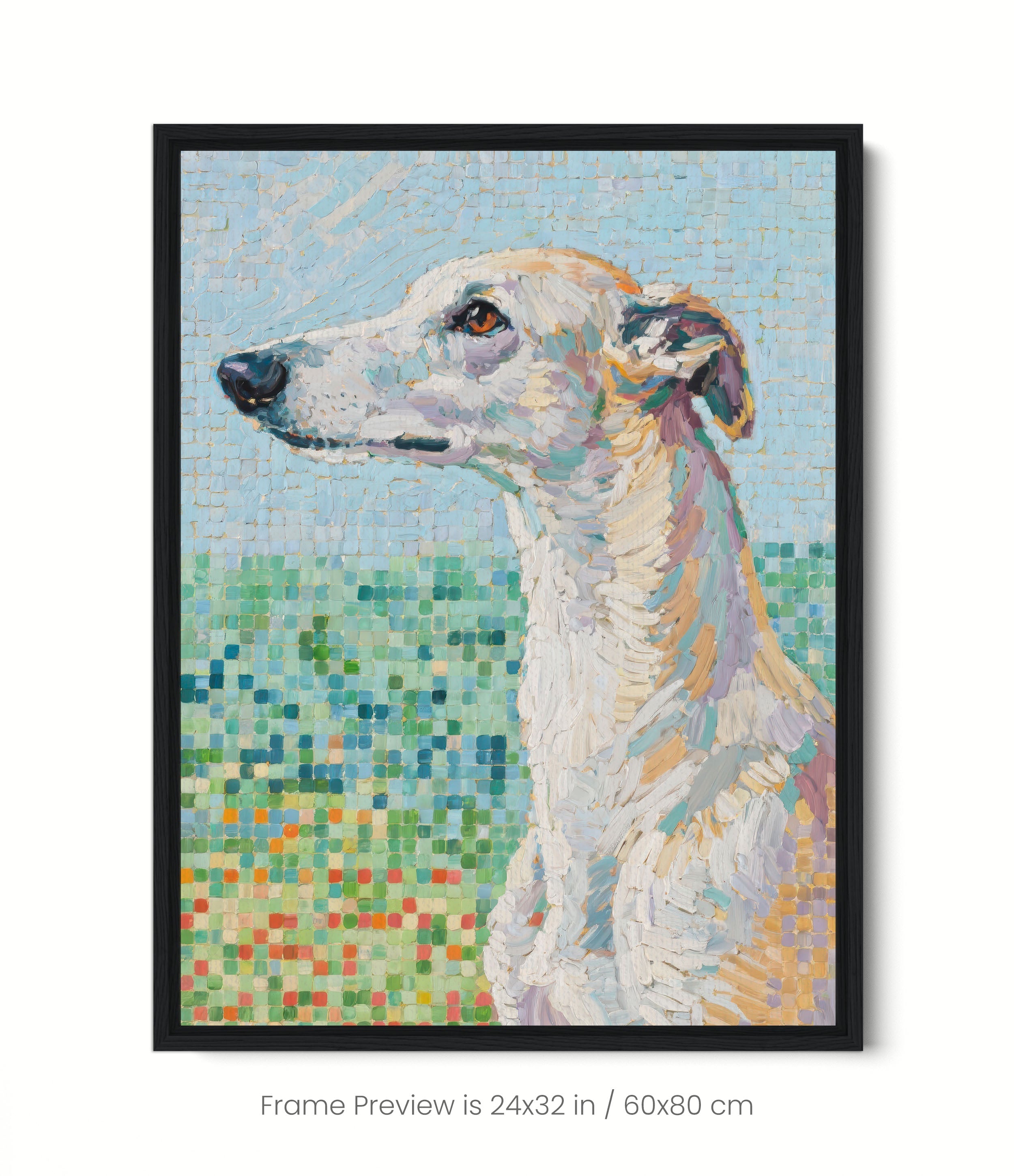 Pixel Portraits: Whippet