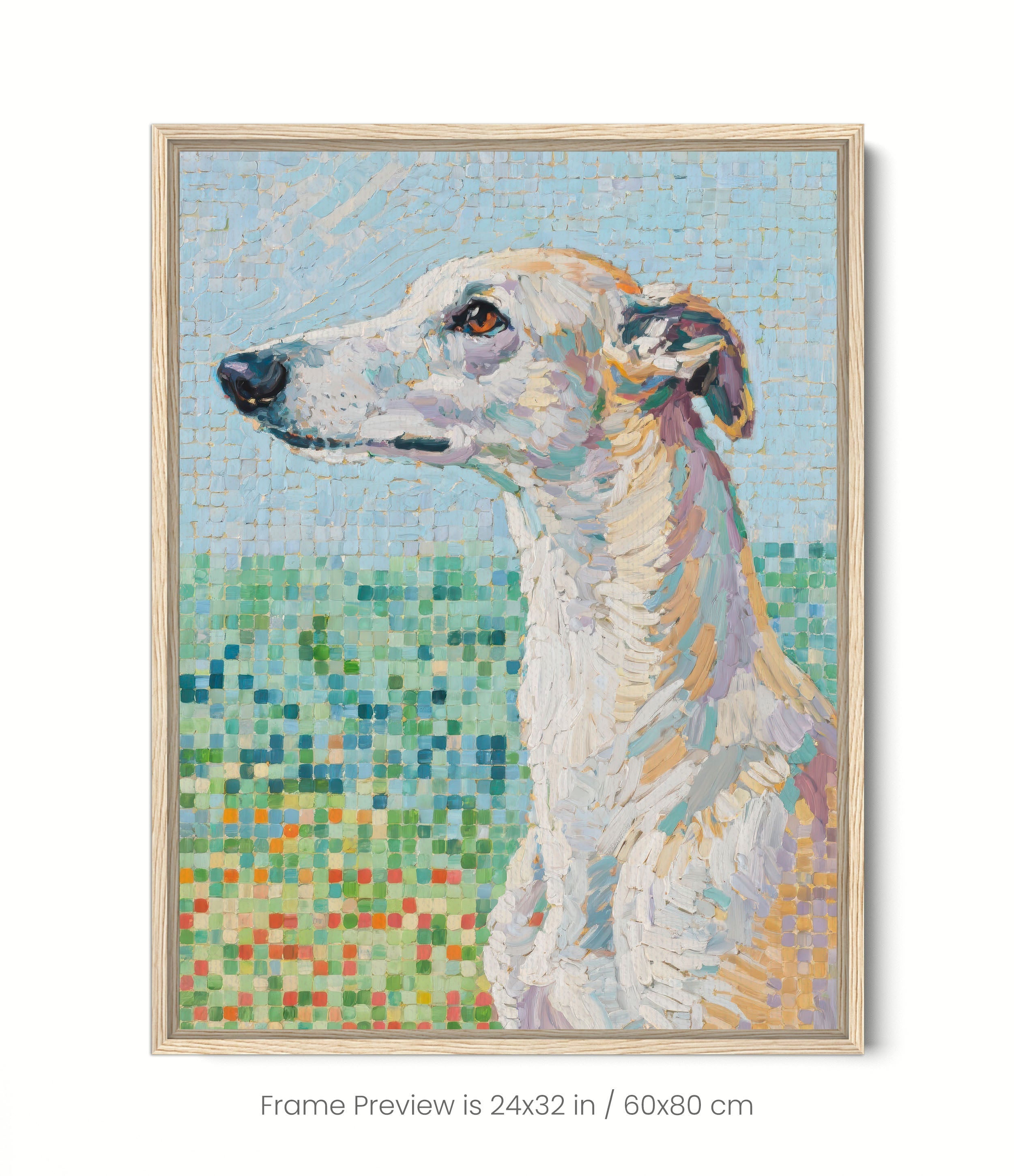Pixel Portraits: Whippet
