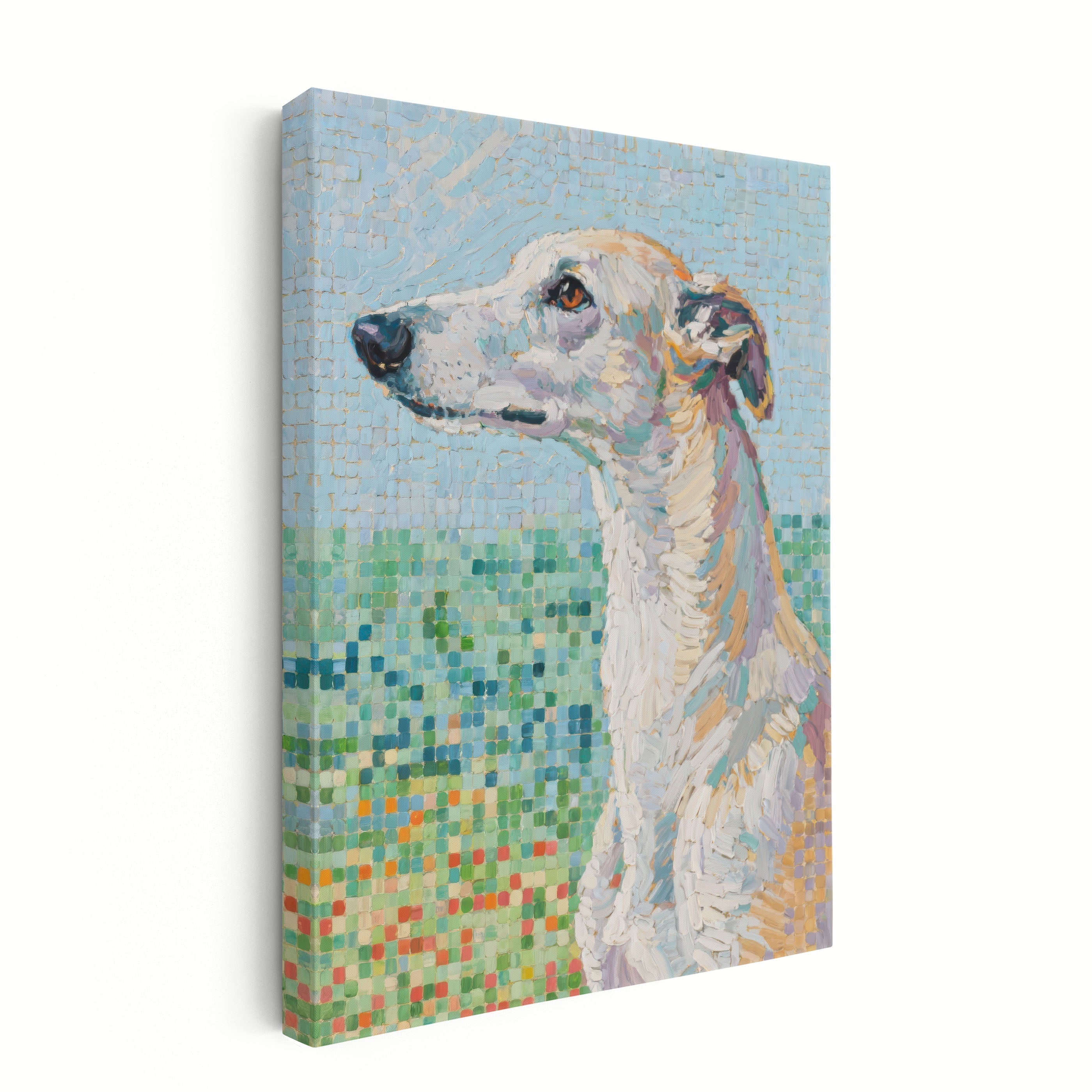 Pixel Portraits: Whippet